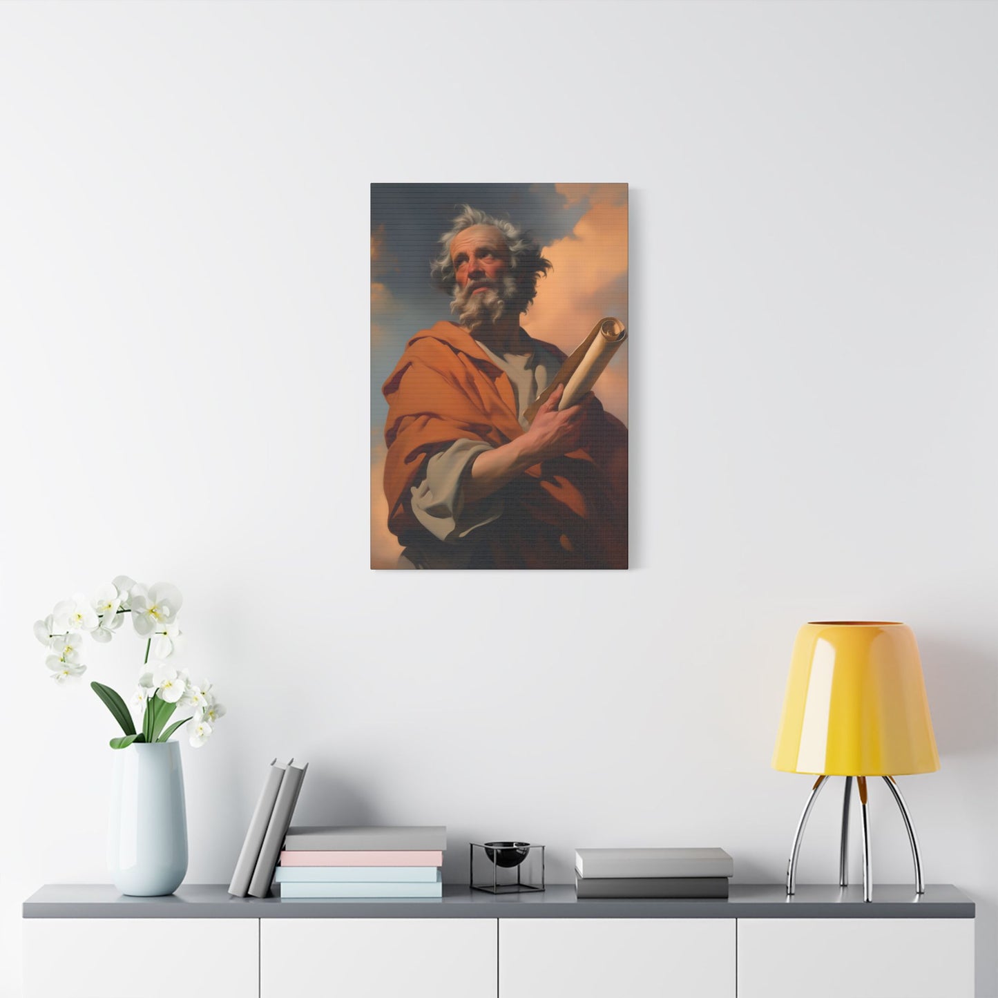 Saint Paul the Apostle-  Wrapped Canvas Print - Multiple Sizes - Catholic Home art Matte Canvas, Stretched