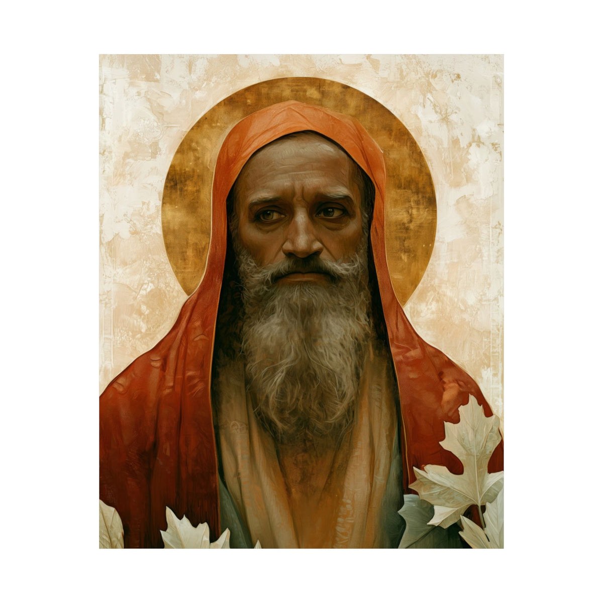 Saint Augustine of Hippo - Sanctified Souls Print - Multiple Sizes - Premium Matte Vertical Posters