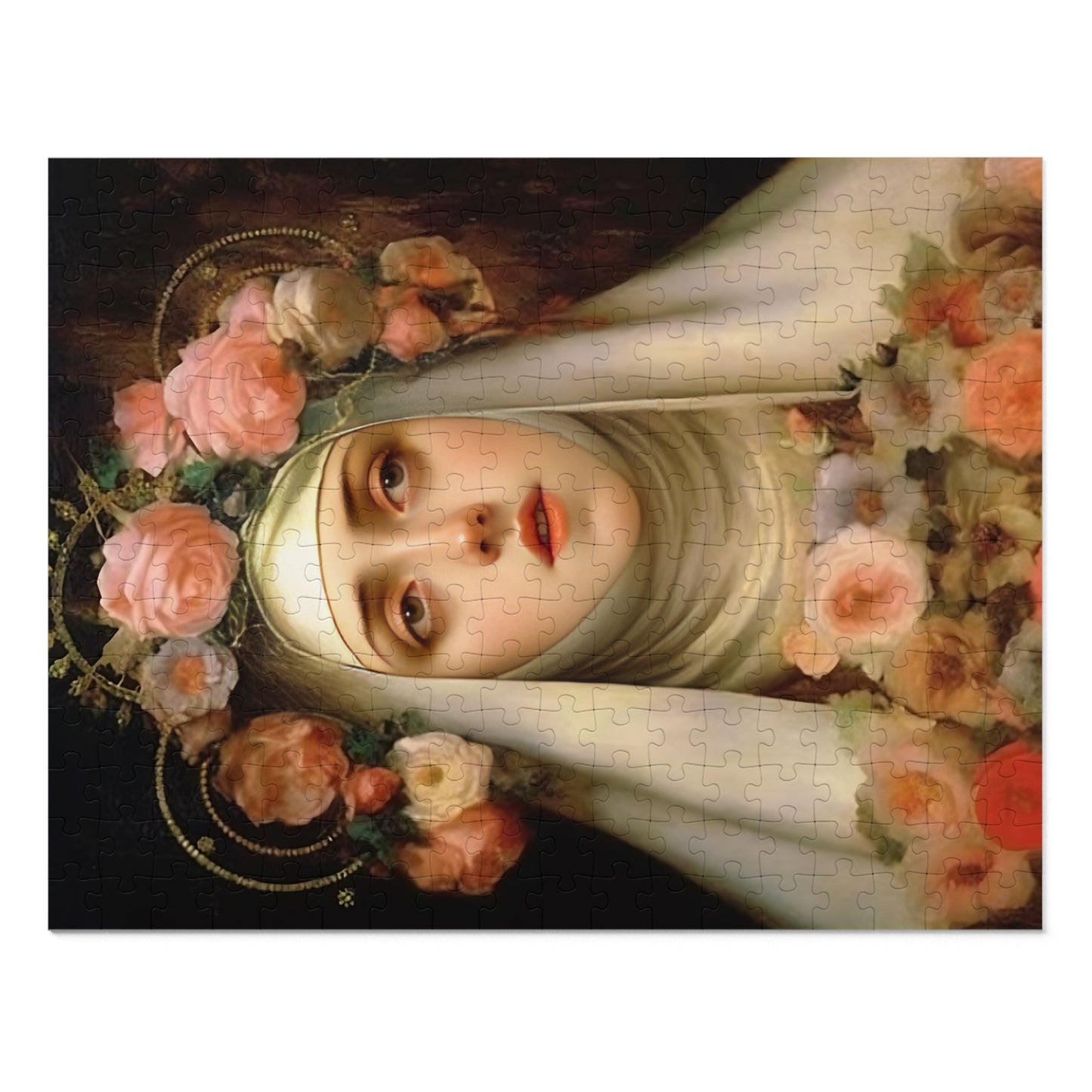 Saint Rose of Lima - Puzzle and Keepsake Tin - Religious Jigsaw Puzzle (30, 110, 252, 500,1000-Piece) - Religious Puzzle