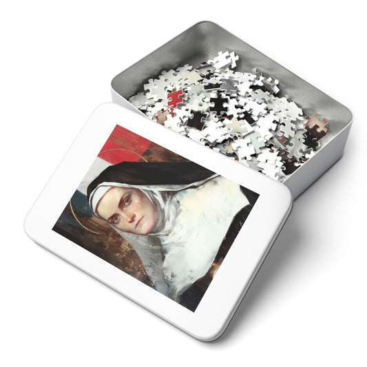Saint Jeanne-Antide Thouret - Puzzle and Keepsake Tin - Religious (30, 110, 252, 500,1000) - Religious Puzzle - Gifts for Catholic Families