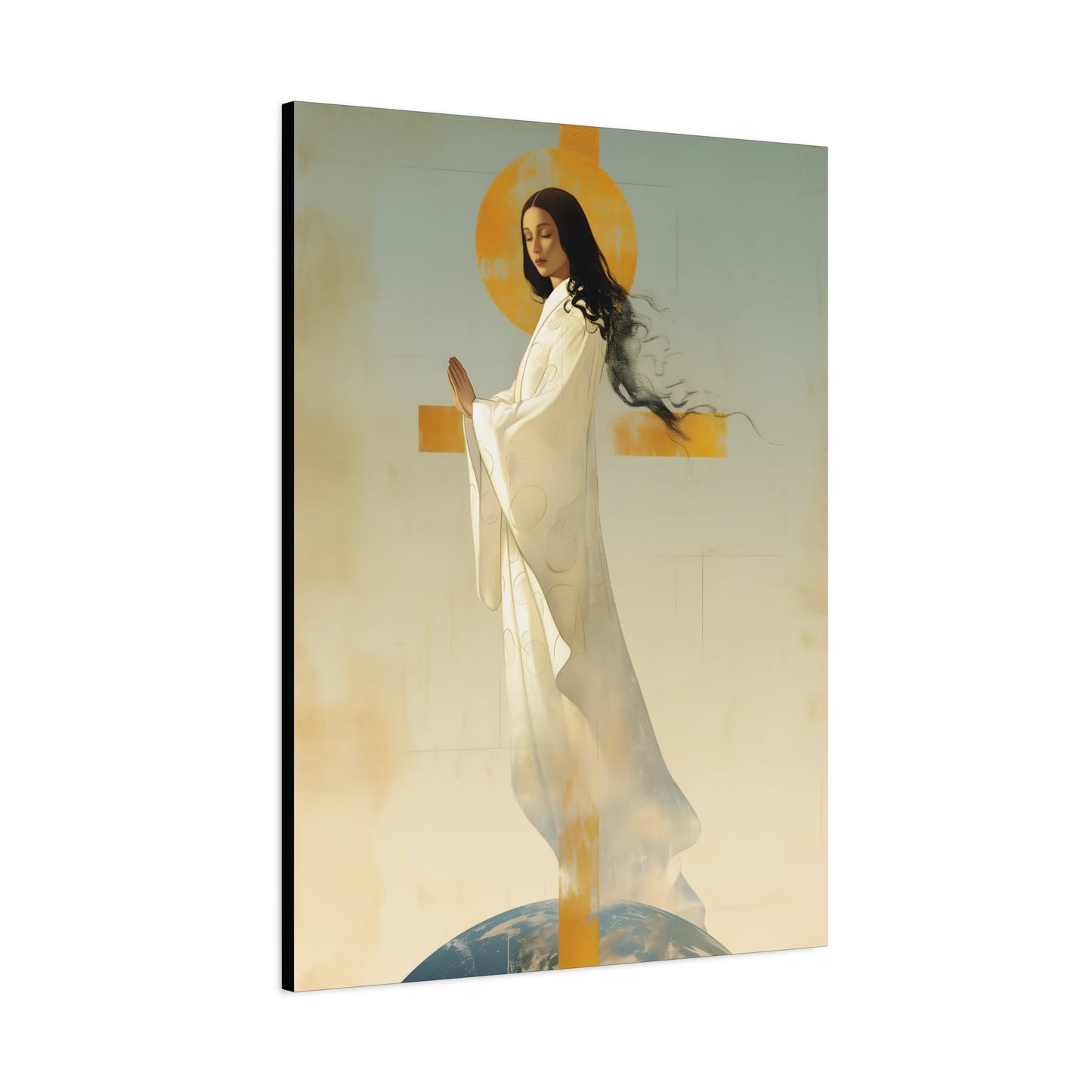 Our Lady of Akita - Mother Mary - Gallery Wrapped Canvas - Print - Religious Art for your Home - Catholic