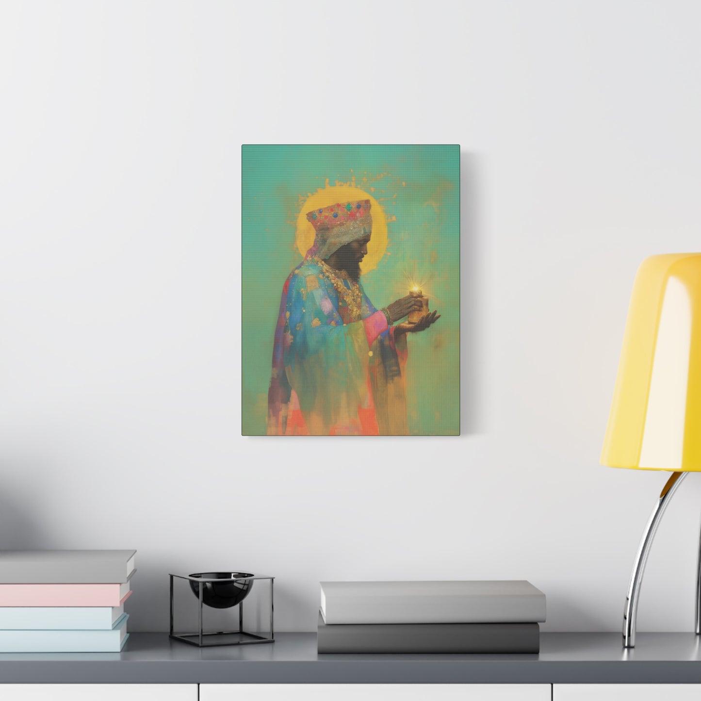 Balthazar and the Gift of Foretold Sorrow - 3 Wise Men - Gallery Wrapped Canvas - Print - Religious Art for your Home - Catholic
