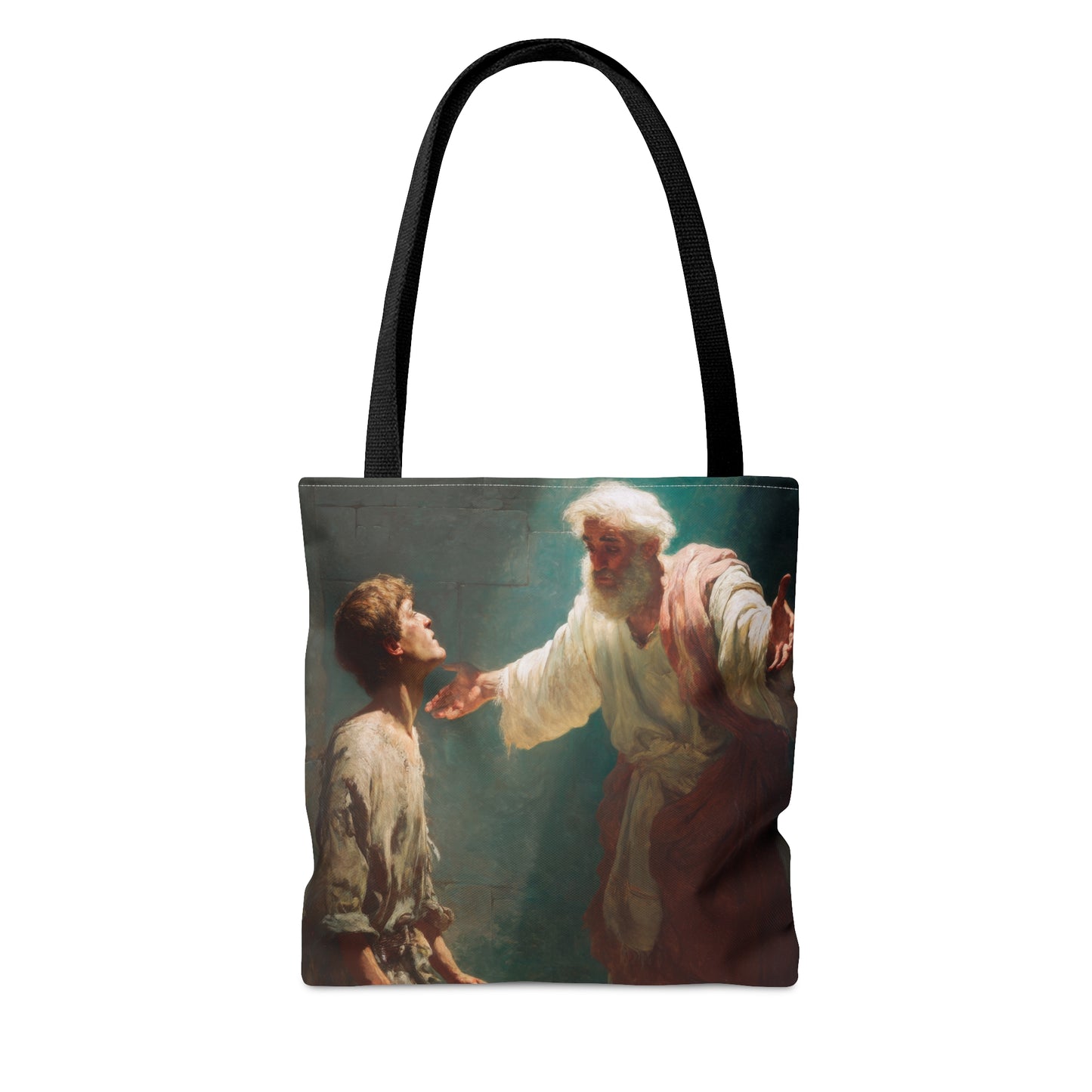 Homecoming of the Prodigal Son - Tote Bag - Large Medium Small Faith Art Bag - Catholic Faith Purse