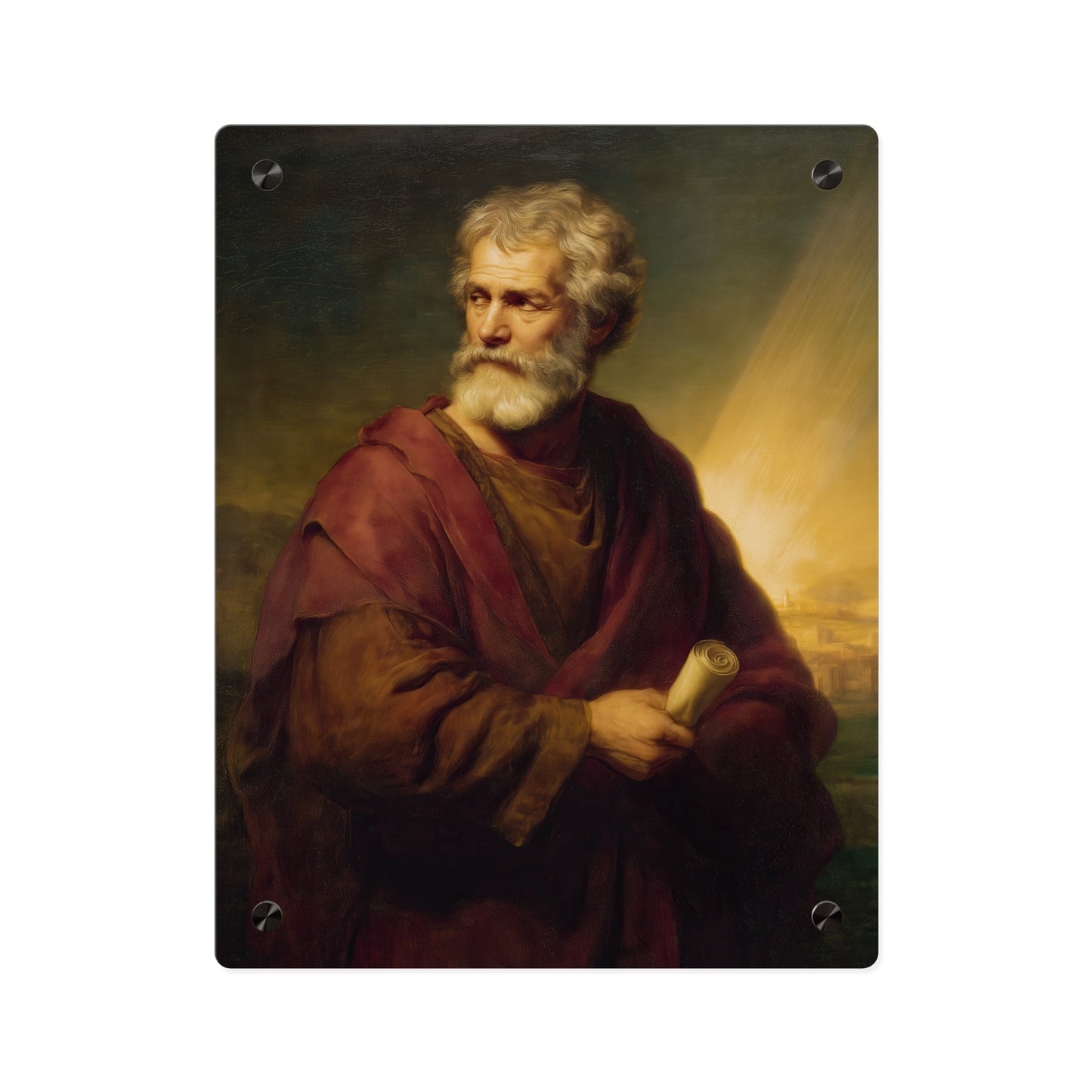 Saint Phillip Acrylic Wall Art Panel - Ready to Hang Acrylic Print - Patron Saint Art - Catholic Saint Art
