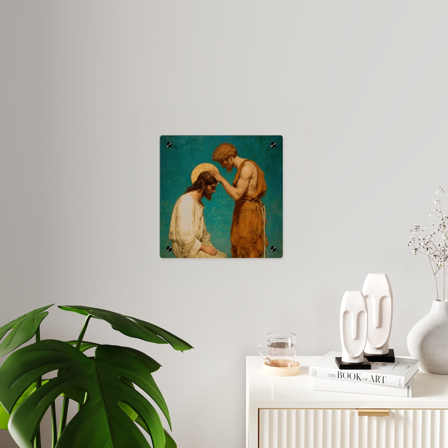 Saint John the Baptist, The Prophet and the Promise - Acrylic Wall Art Panel - Ready to Hang Acrylic Print - Catholic Saint Art