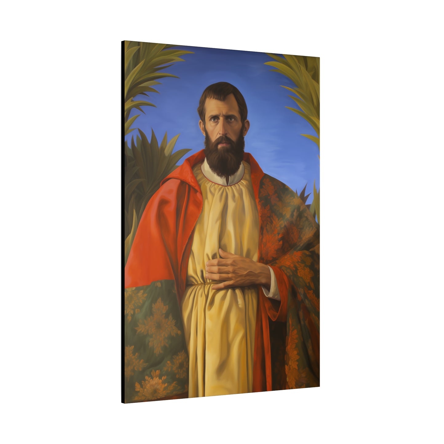 Saint Thomas the Apostle - Museum Wrapped Canvas - Sanctified Souls Print - Religious Art for your Home