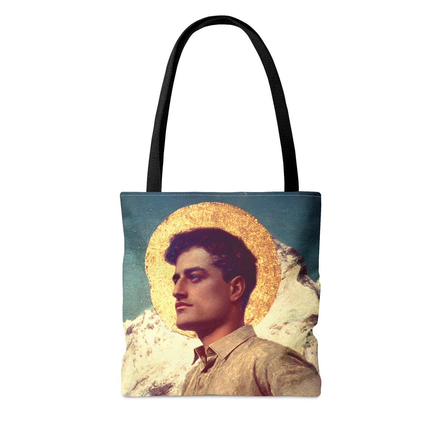 Saint Pier Giorgio Frassati - Tote Bag - Large Medium Small Faith Art Bag - Bible Study Faith Purse - Double Sided