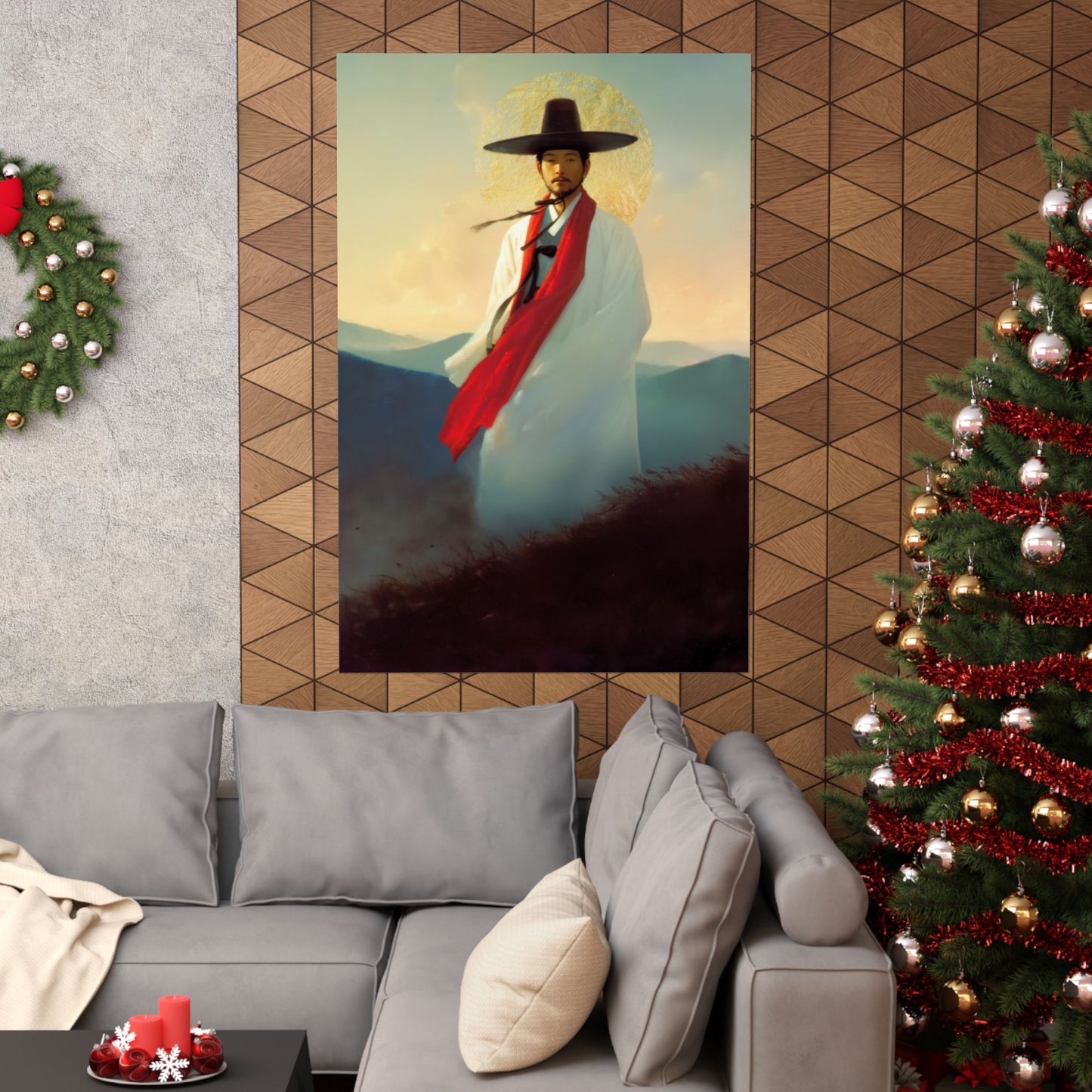 Saint Andrew Kim Taegon -  Sanctified Souls Print - Multiple Sizes - Premium Posters - Catholic Art - Christian Home - Martyr Saint