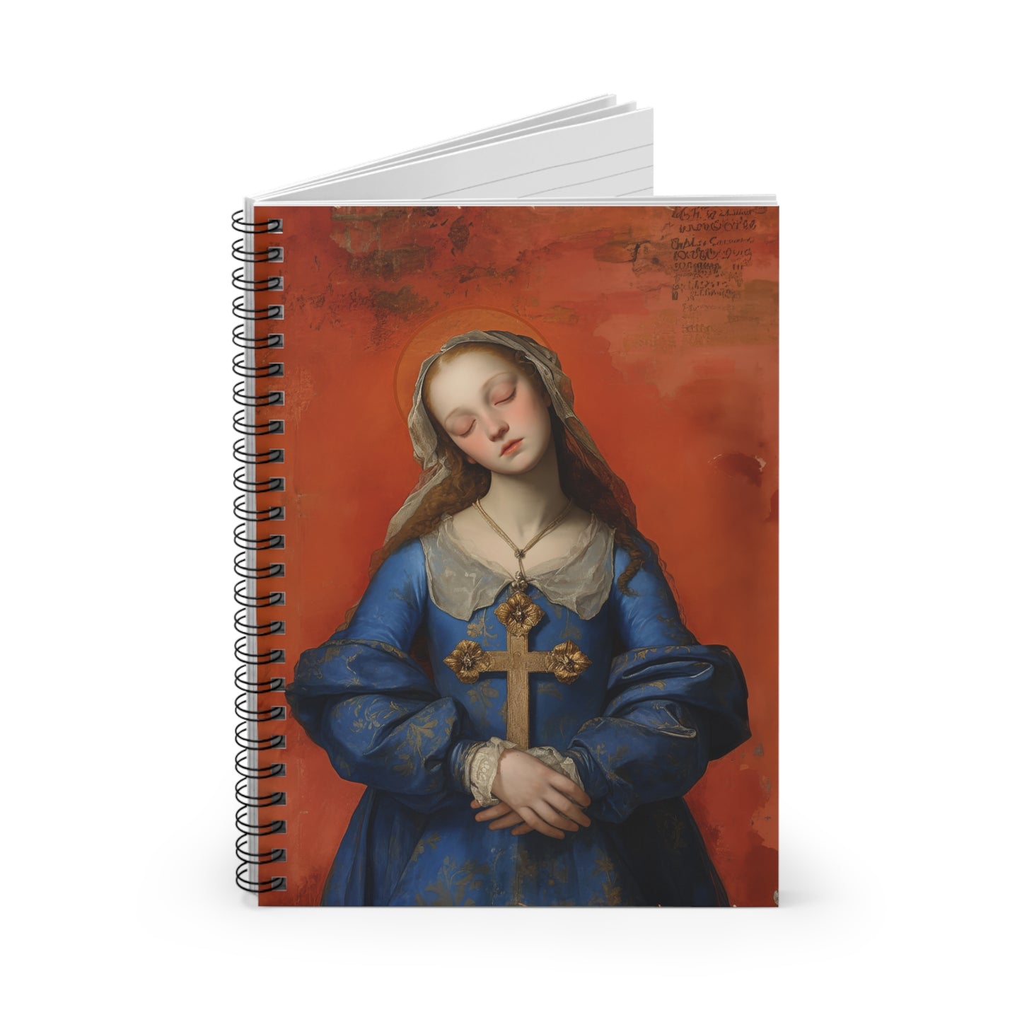 Saint Philomena of San Severino - Sanctified Souls Art - Religious - Spiral Notebook - Ruled Line - Catholic Religious art present gift