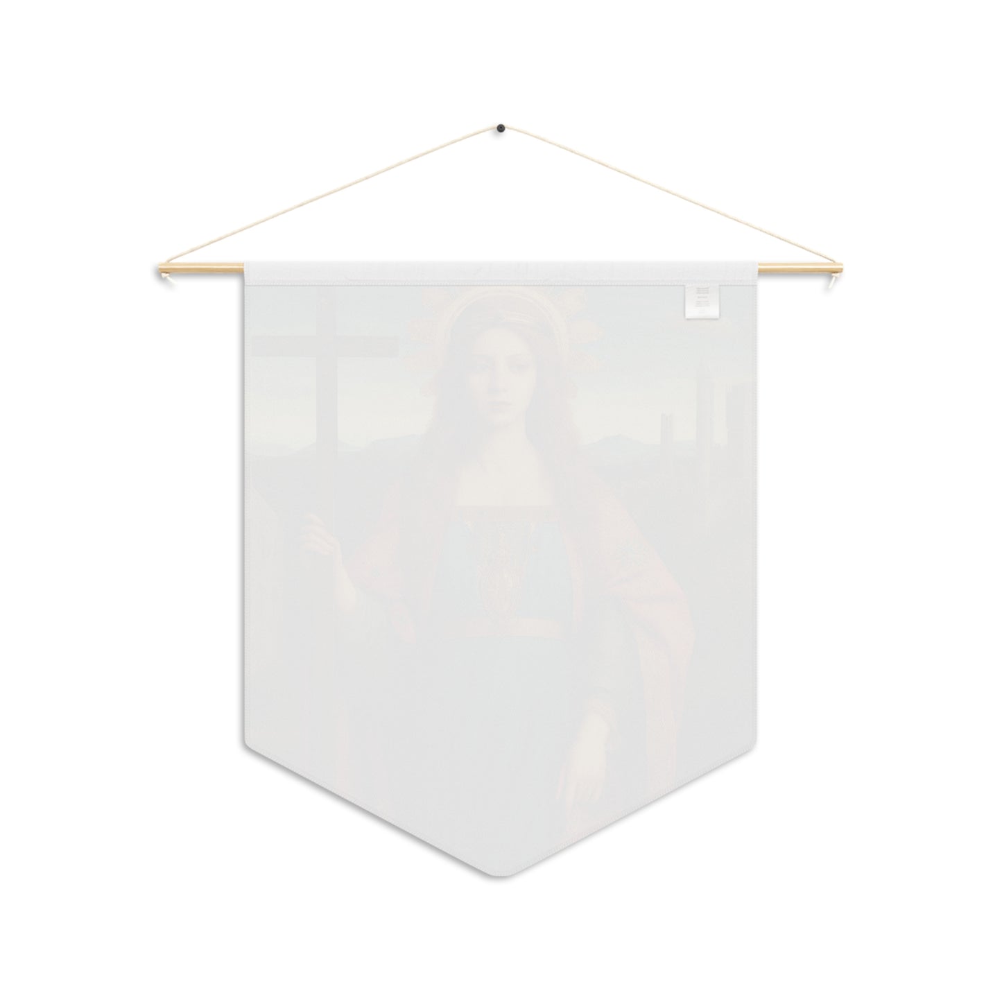 Saint Helena Wall Banner / Wall Hanging - Our Lady of Guadalupe Art - Prayer room art - Catholic Home Art - Large Saint Art - 18" x 21"