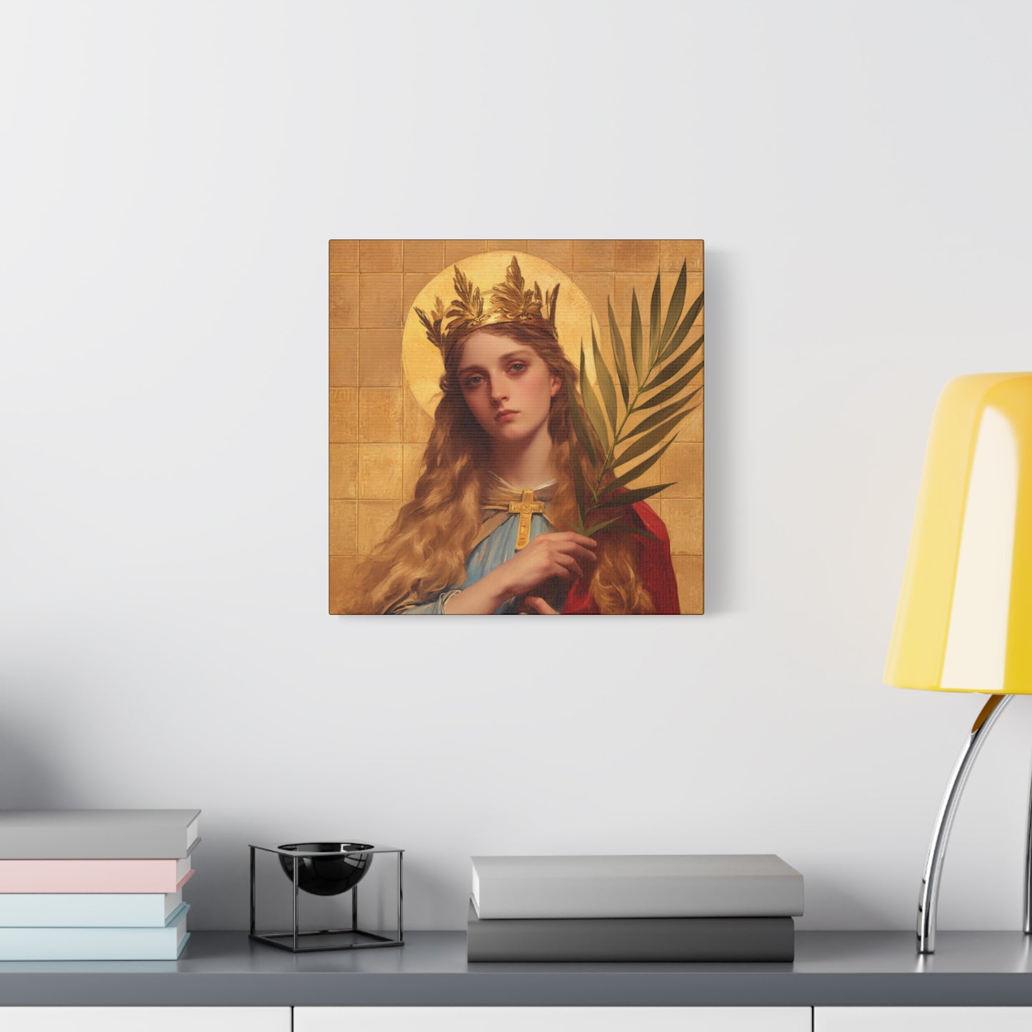 Saint Agrippina - Gallery Wrapped Canvas - Print - Religious Art for your Home - Catholic Art