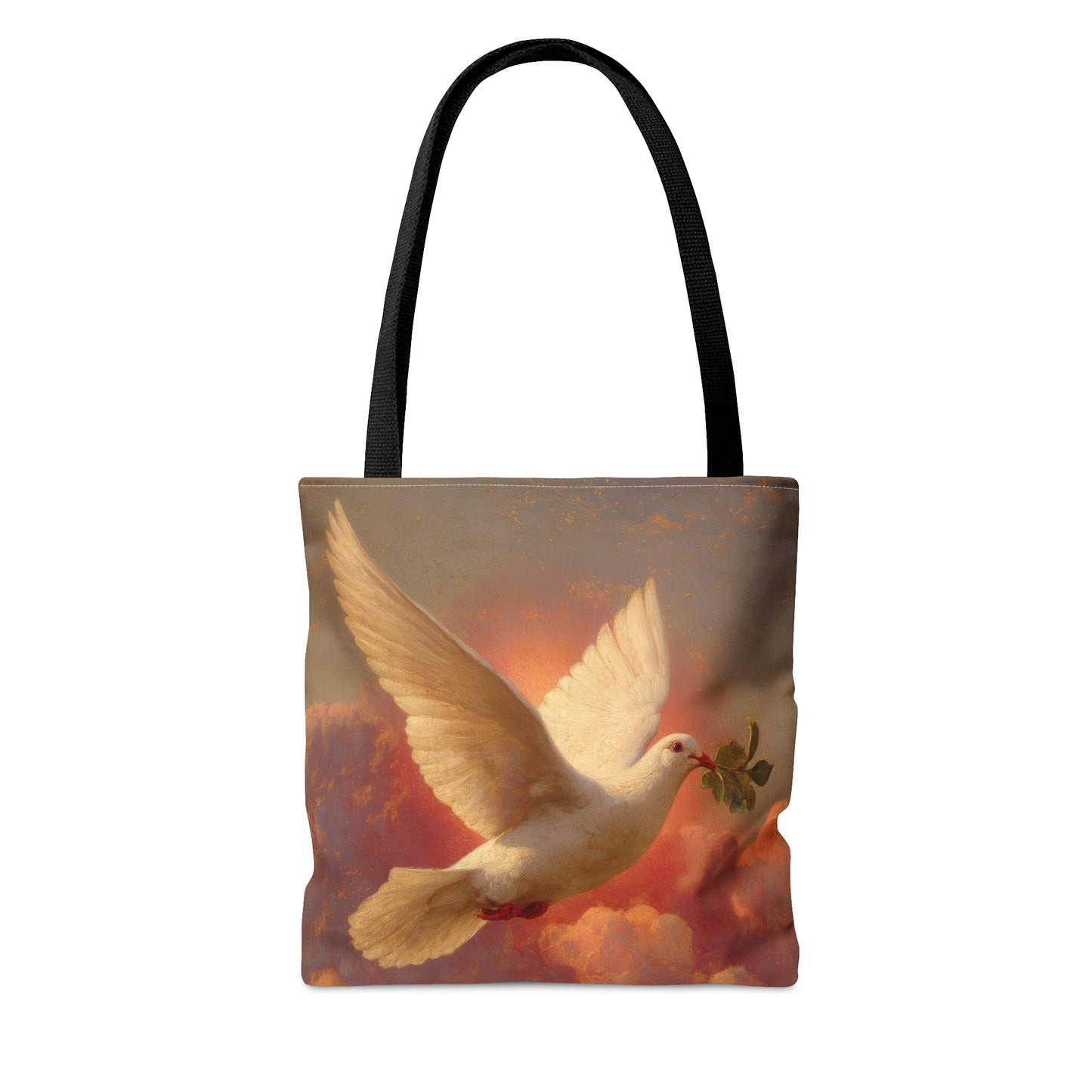 The Spirit Who Restored the Horizon - Holy Spirit - The Dove Tote Bag - Large Medium Small Faith Art Bag - Catholic Faith Purse