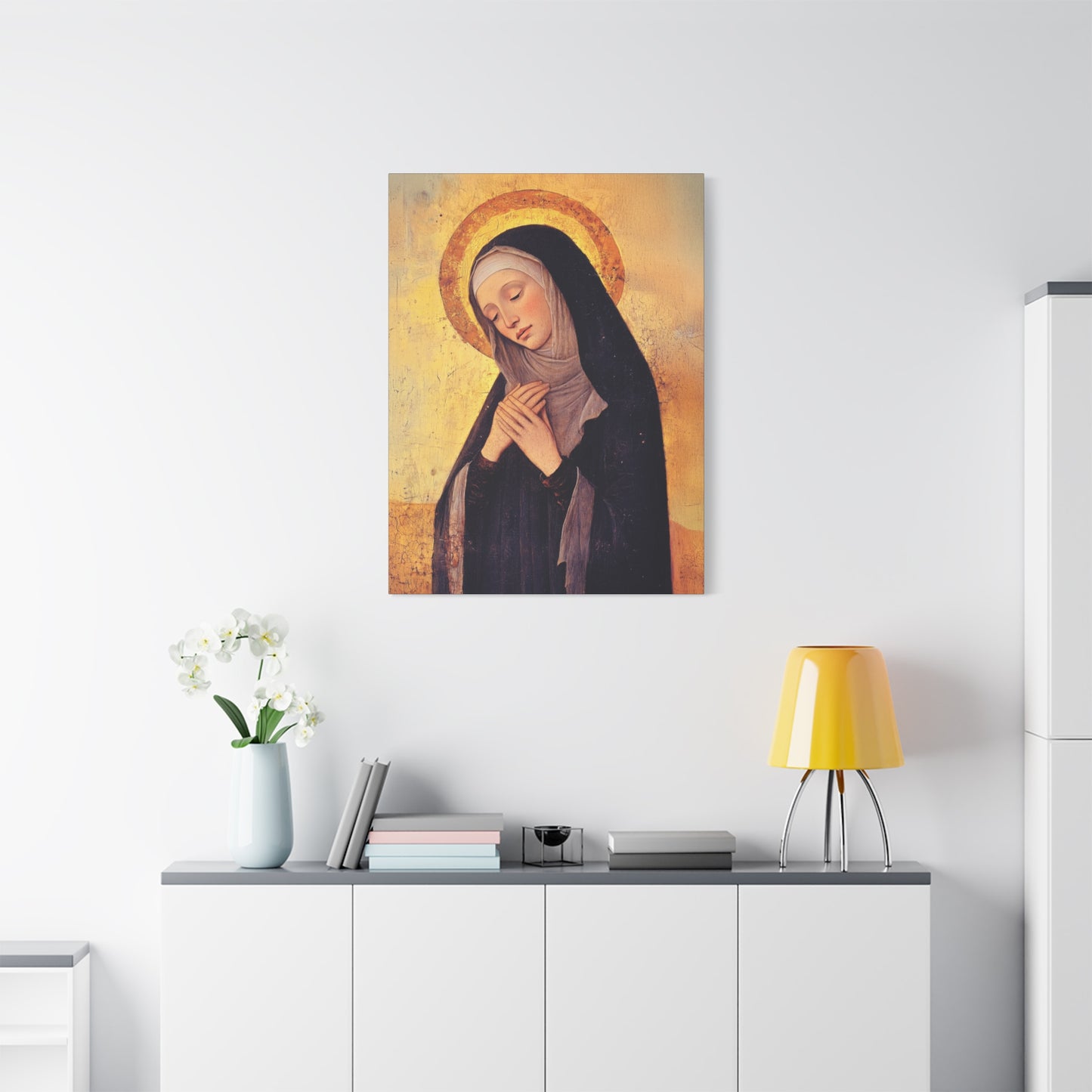Saint Syncletica of Alexandria - Desert Mother - Gallery Wrapped Canvas - Print - Religious Art for your Home - Catholic