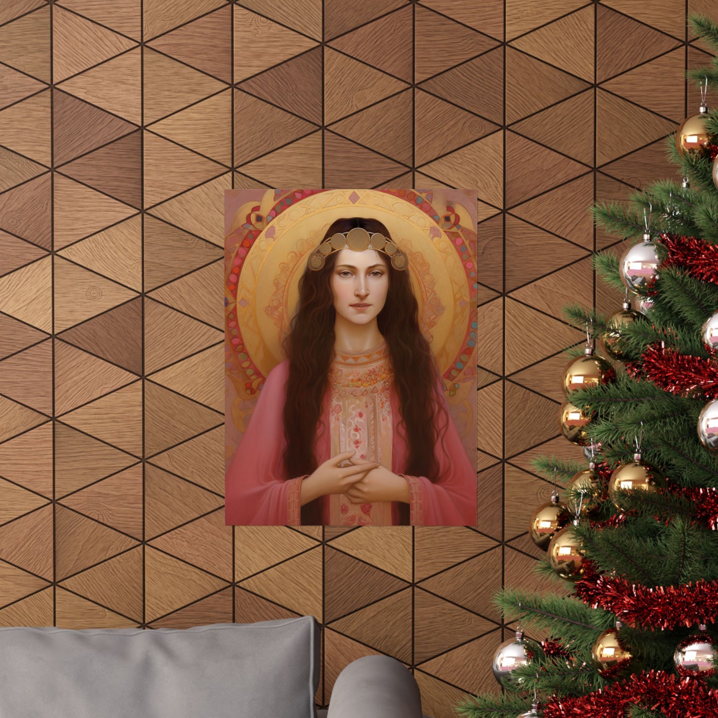 Saint Apollonia Print - Sanctified Souls Print - Multiple Sizes - Premium Matte Vertical Posters