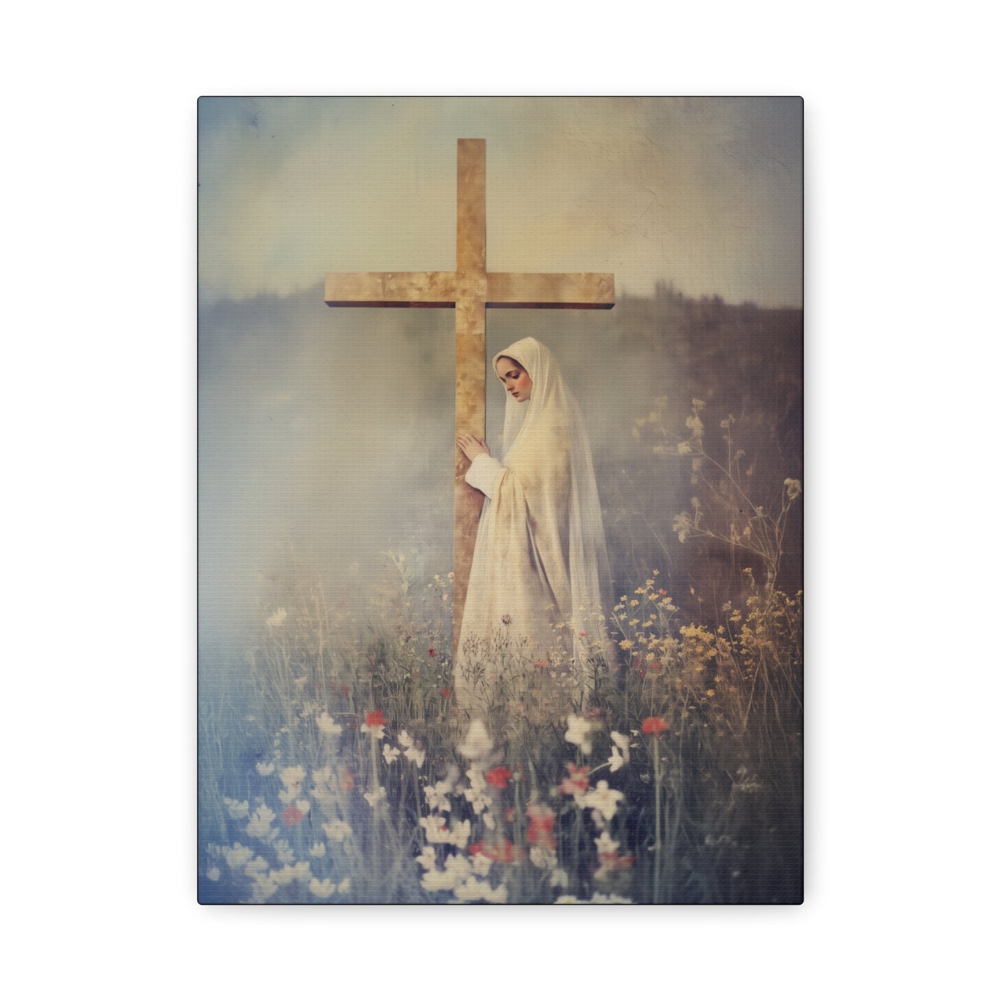 The Feast of the Exaltation of the Holy Cross - Multiple Sizes - Catholic Home art - Museum Wrapped Canvas - Sanctified Souls Print