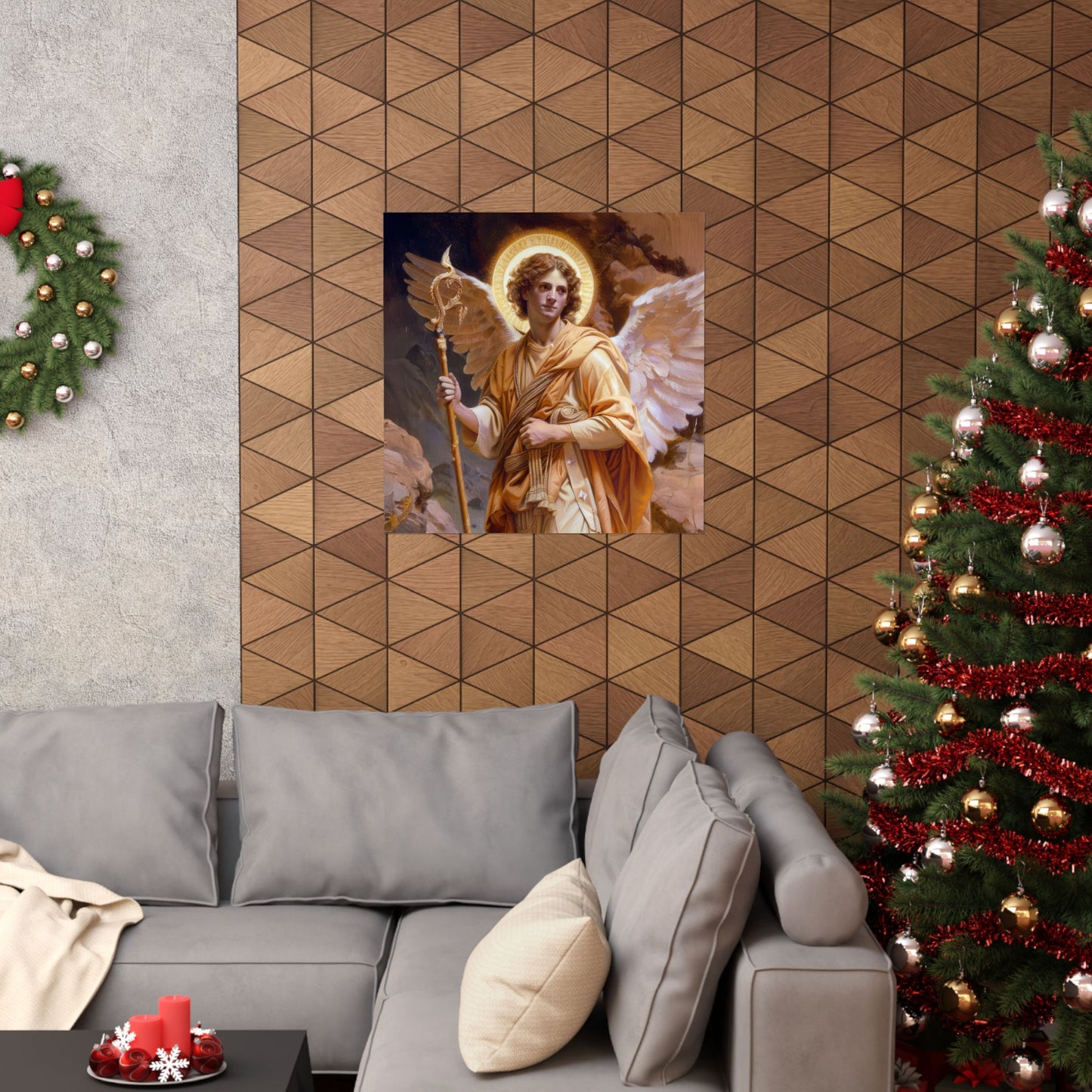 Saint Raphael the Archangel - Sanctified Souls Print - Multiple Sizes - Premium Matte Vertical Posters