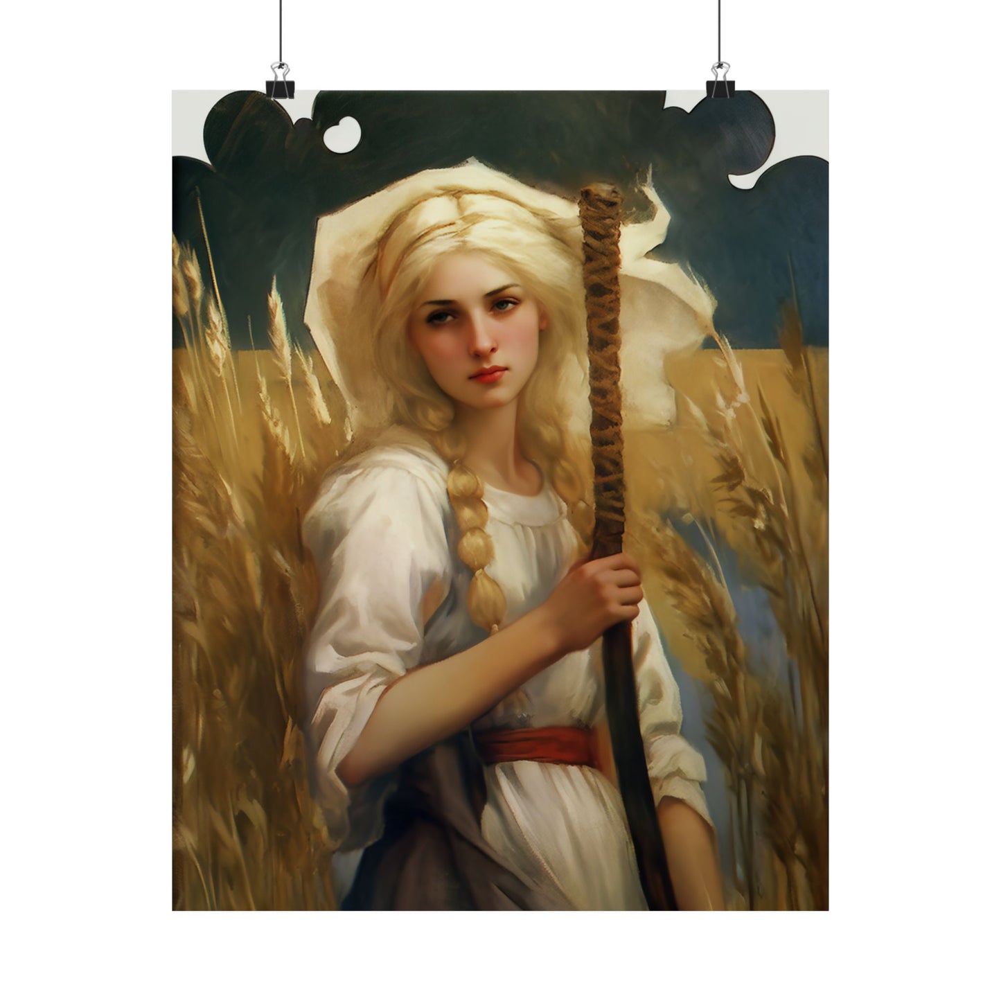 Saint Notburga Print - Sanctified Souls Print - Multiple Sizes - Premium Matte Vertical Posters