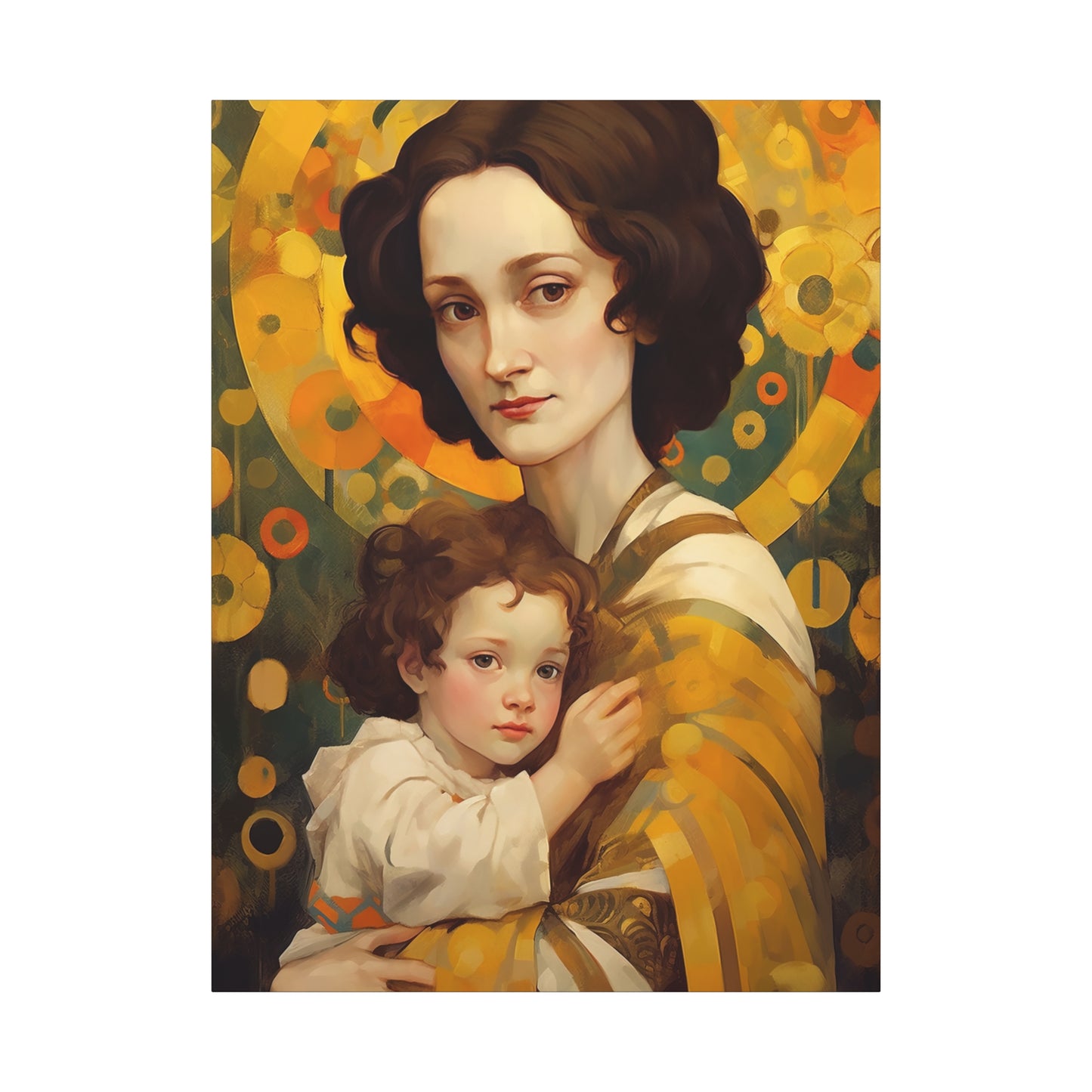 Saint Gianna Beretta Molla  - Gallery Wrapped Canvas - Sanctified Souls Print - Religious Art for your Home