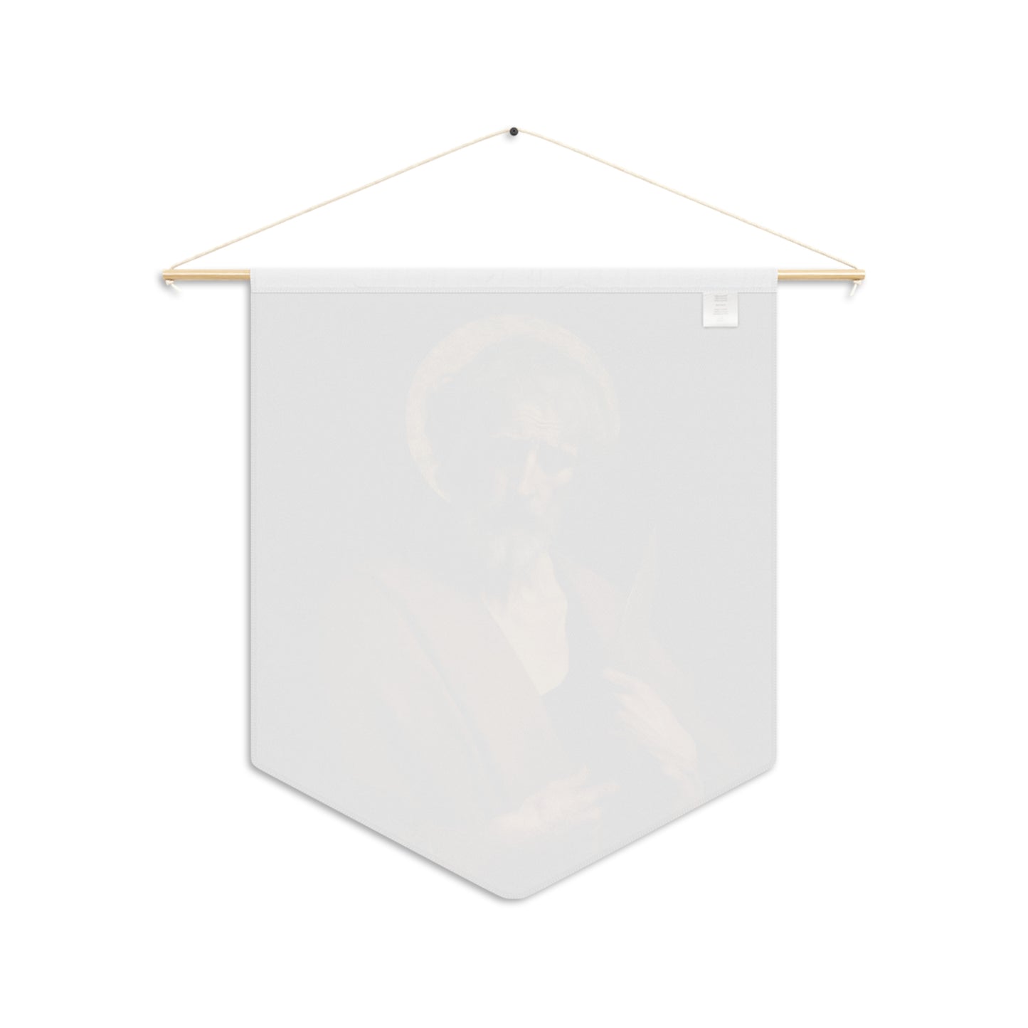 Saint Bartholomew the Apostle Pennant / Banner / Wall Hanging - Prayer room art - 18" x 21" - Catholic prayer Religious - Large Print