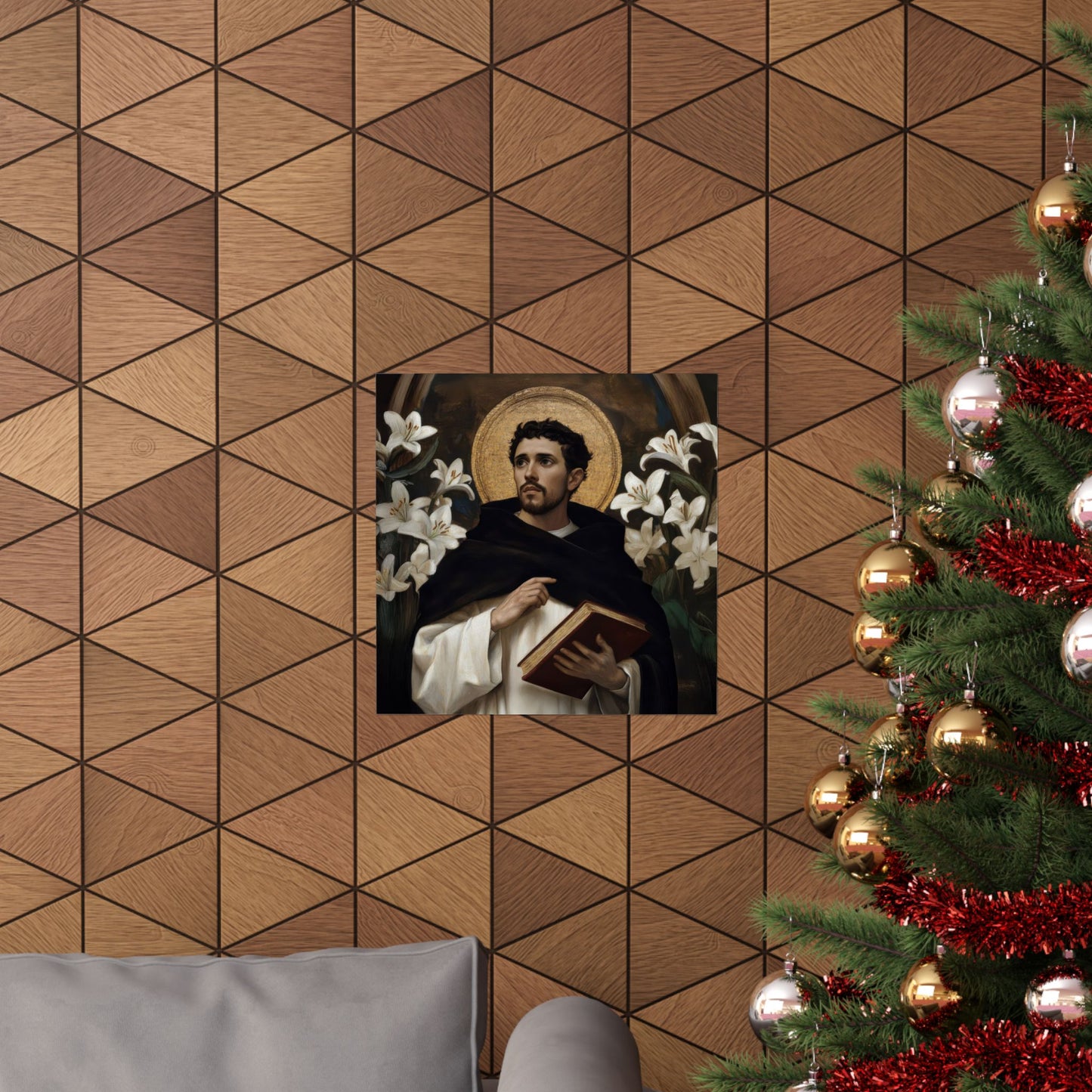 Saint Dominic - Sanctified Souls Print - Multiple Sizes - Premium Posters - Catholic Art - Christian Home Decor Artwork