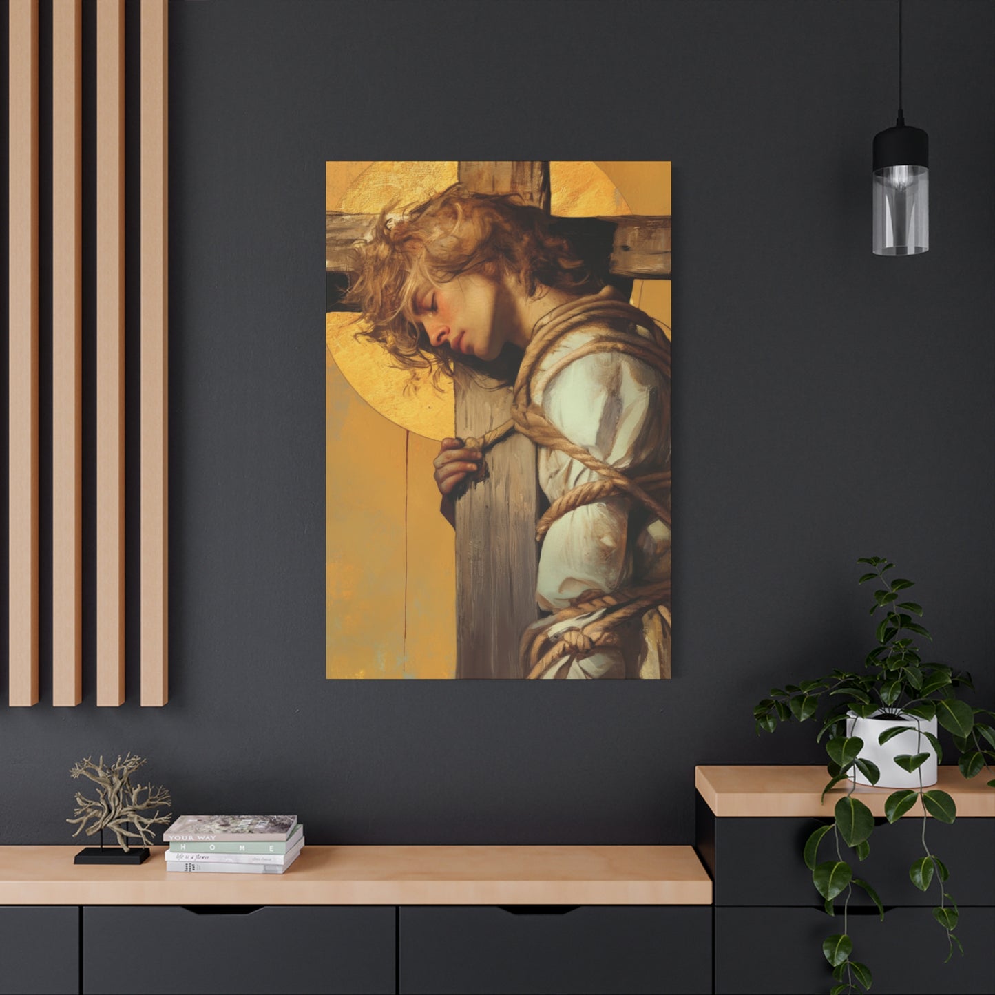 Saint Dismus, The 'Good Thief' - Gallery Wrapped Canvas - Print - Religious Art for your Home - Catholic Art