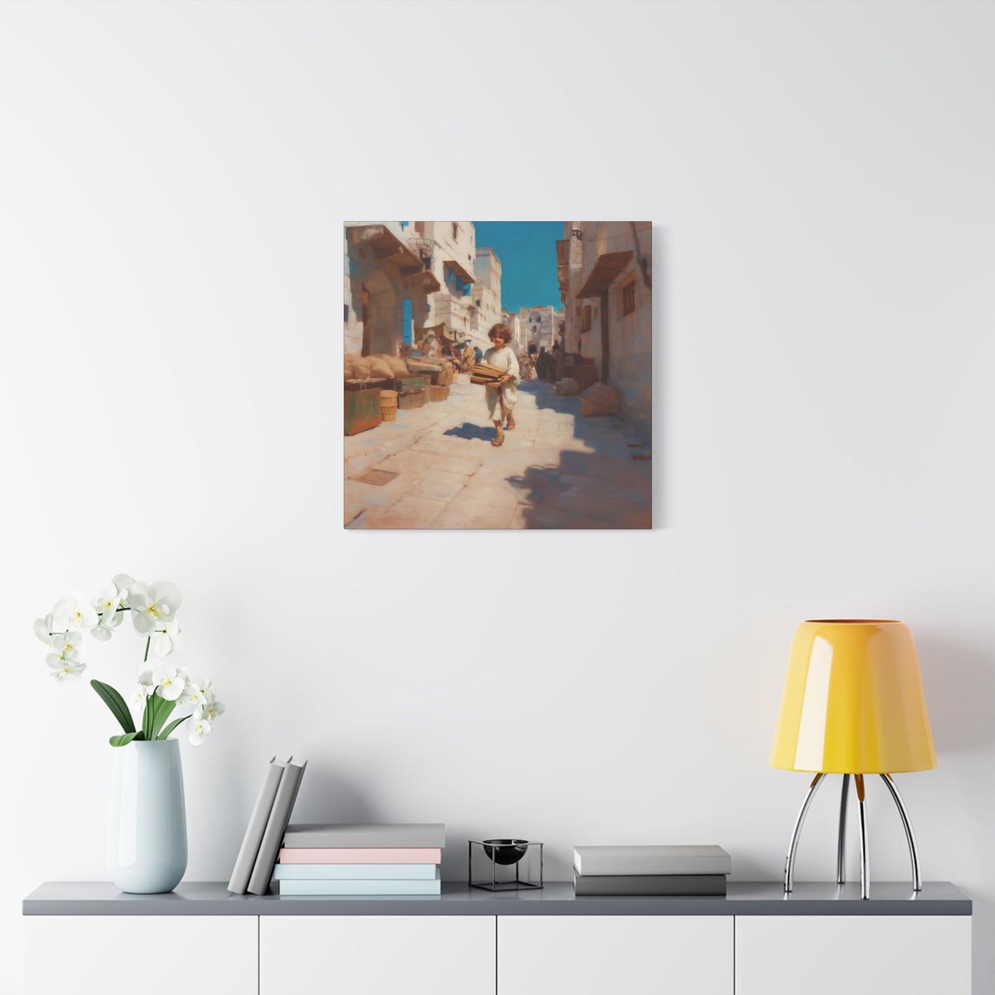 Nazareth and the Hidden Light of Christ - Gallery Wrapped Canvas - Print - Religious Art for your Home - Catholic Art