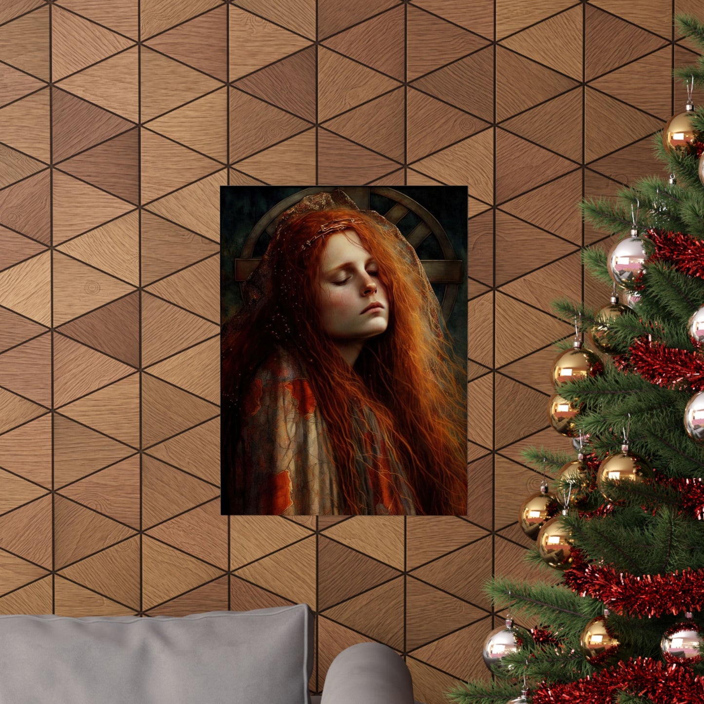 The Penitent Magdalene - Saint Mary Magdalene Print - Sanctified Souls Print - Multiple Sizes - Premium Matte Vertical Posters
