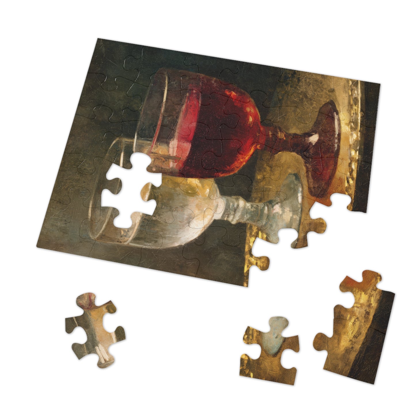 Cana and the Miracle of Abundance - Water into Wine - Puzzle & Keepsake Tin - Religious Jigsaw Puzzle (30, 110, 252, 500,1000-Piece)