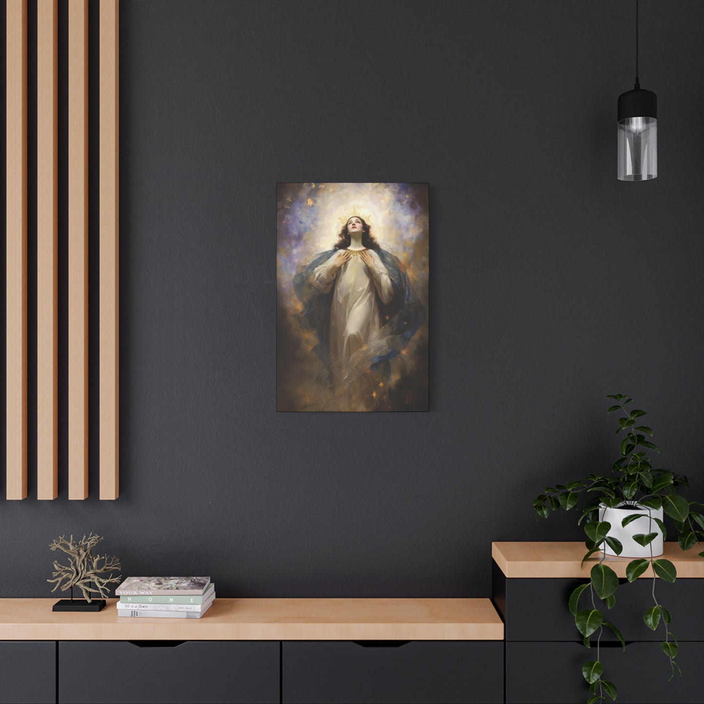 The Assumption of Mary - Museum Wrapped Canvas - Sanctified Souls Print - Religious Art for your Home