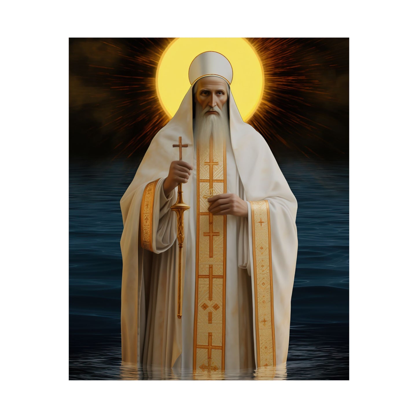 Saint Innocent of Alaska - Sanctified Souls Print - Multiple Sizes - Premium Matte Vertical Posters
