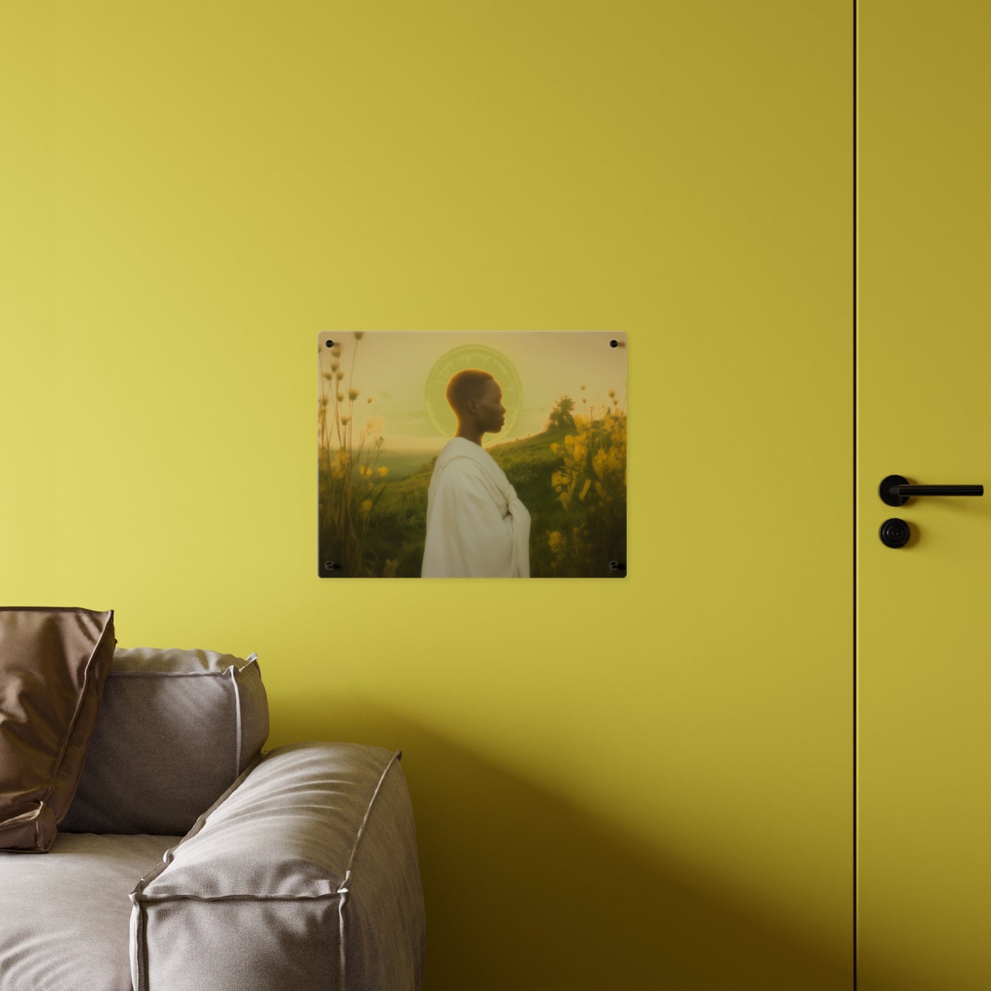 Saint Charles Lwanga Wall Art Panel - Ready to Hang Acrylic Print - Catholic Saint Art - Patron Saint Print - No Frame needed