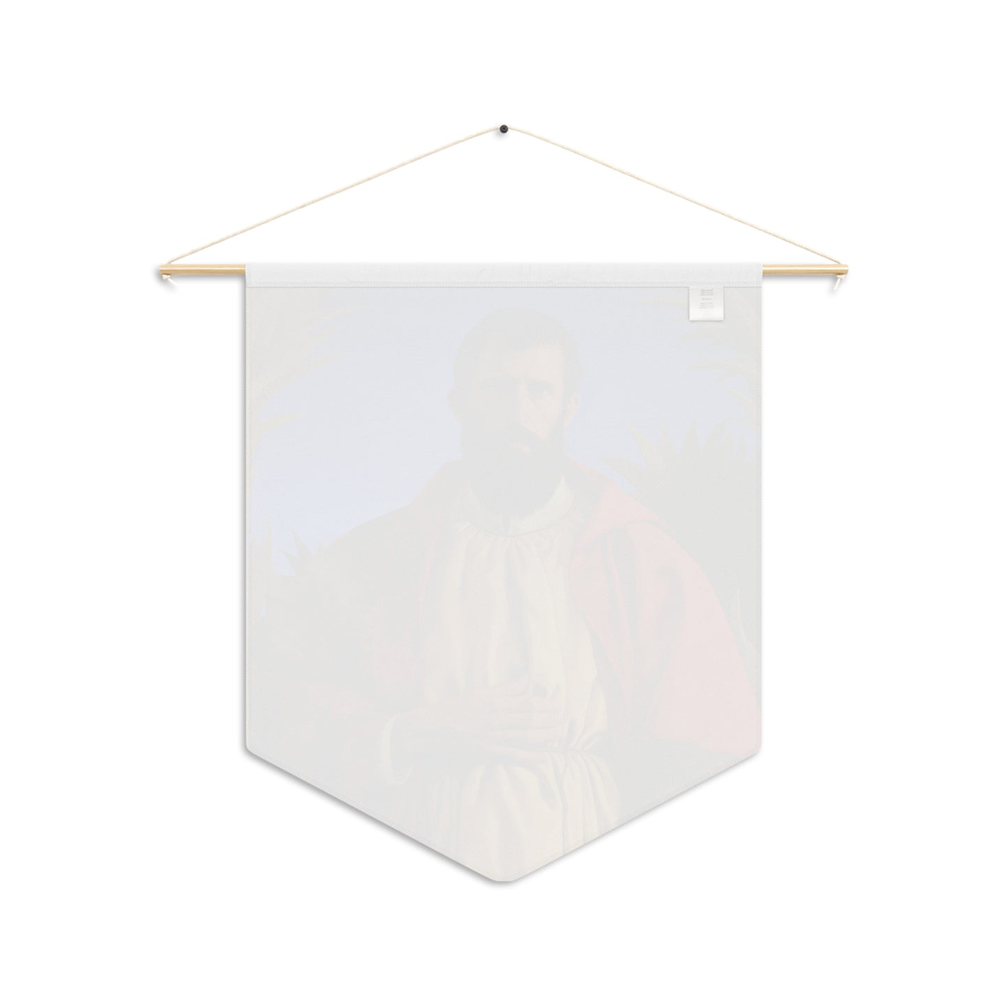 Saint Thomas the Apostle Wall Banner / Wall Hanging / Pennant - Prayer room art piece- Catholic art - Saint Art - Large print 18x21"