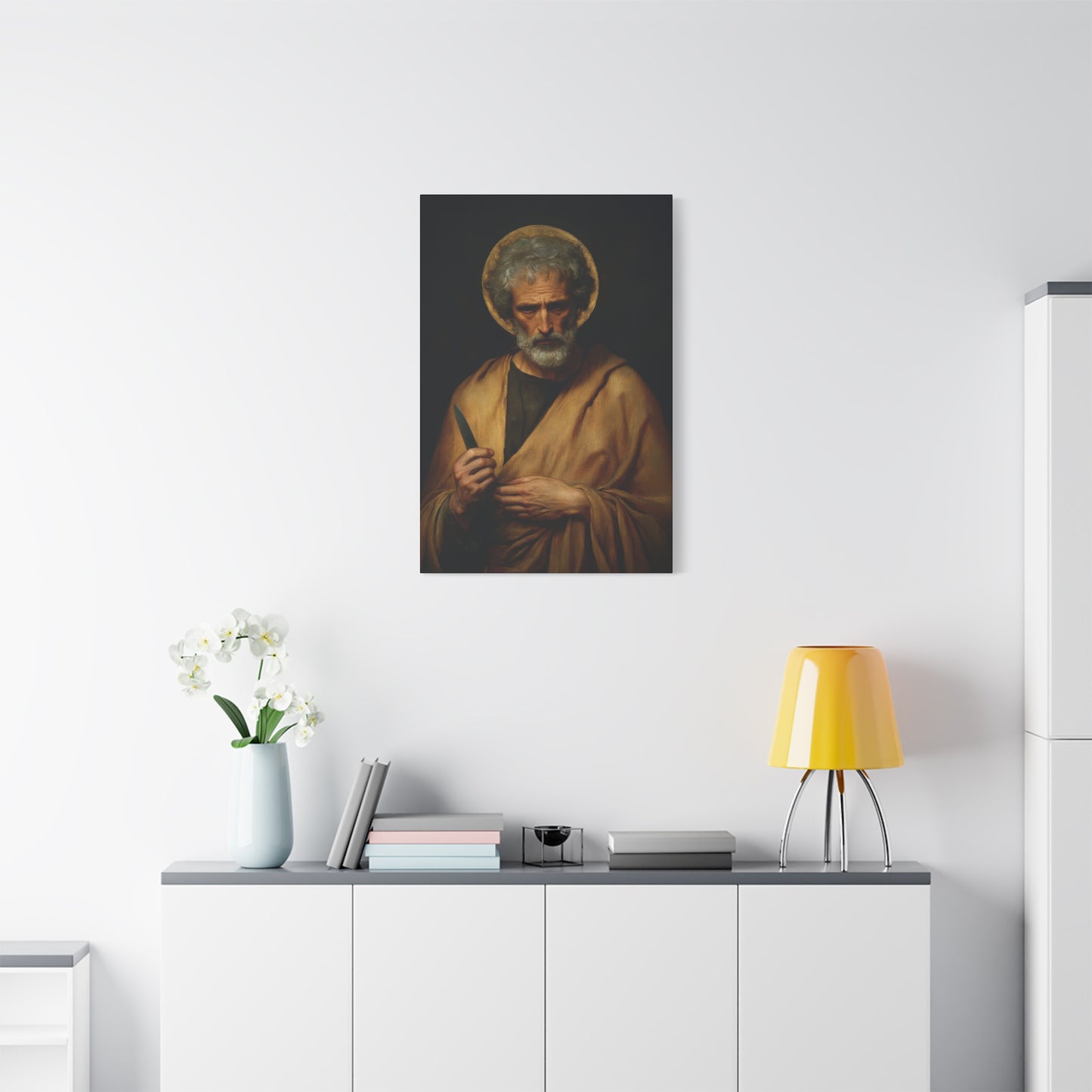 Saint Bartholomew the Apostle  - Gallery Wrapped Canvas - Print - Religious Art for your Home - Catholic