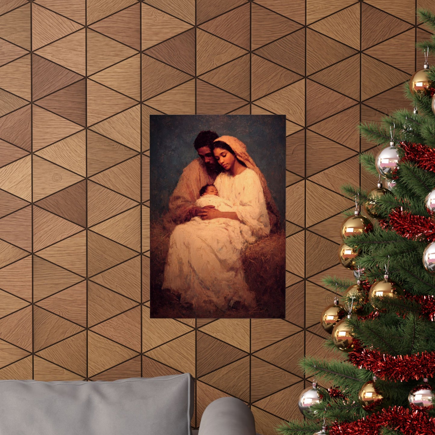 Love Made Visible in the Holy Family - Sanctified Souls Print - Multiple Sizes - Premium Matte Vertical Posters