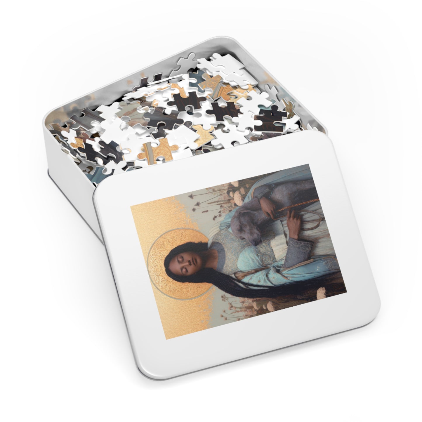 Saint Quiteria - Puzzle & Keepsake Tin - Religious Jigsaw Puzzle (30, 110, 252, 500,1000-Piece)