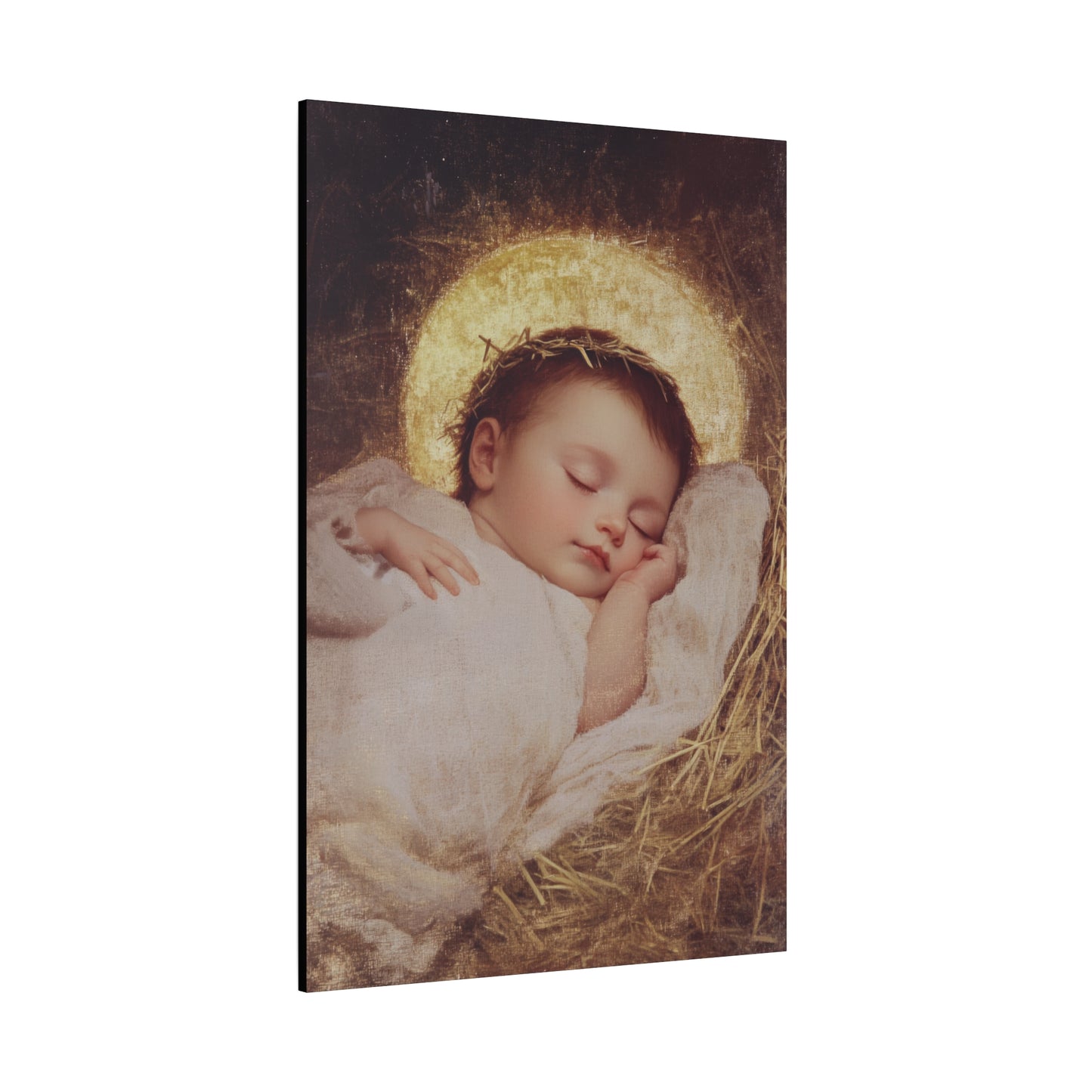 The Christ Child Born Into the Quiet of the World - Gallery Wrapped Canvas - Print - Religious Art for your Home - Catholic Art Print
