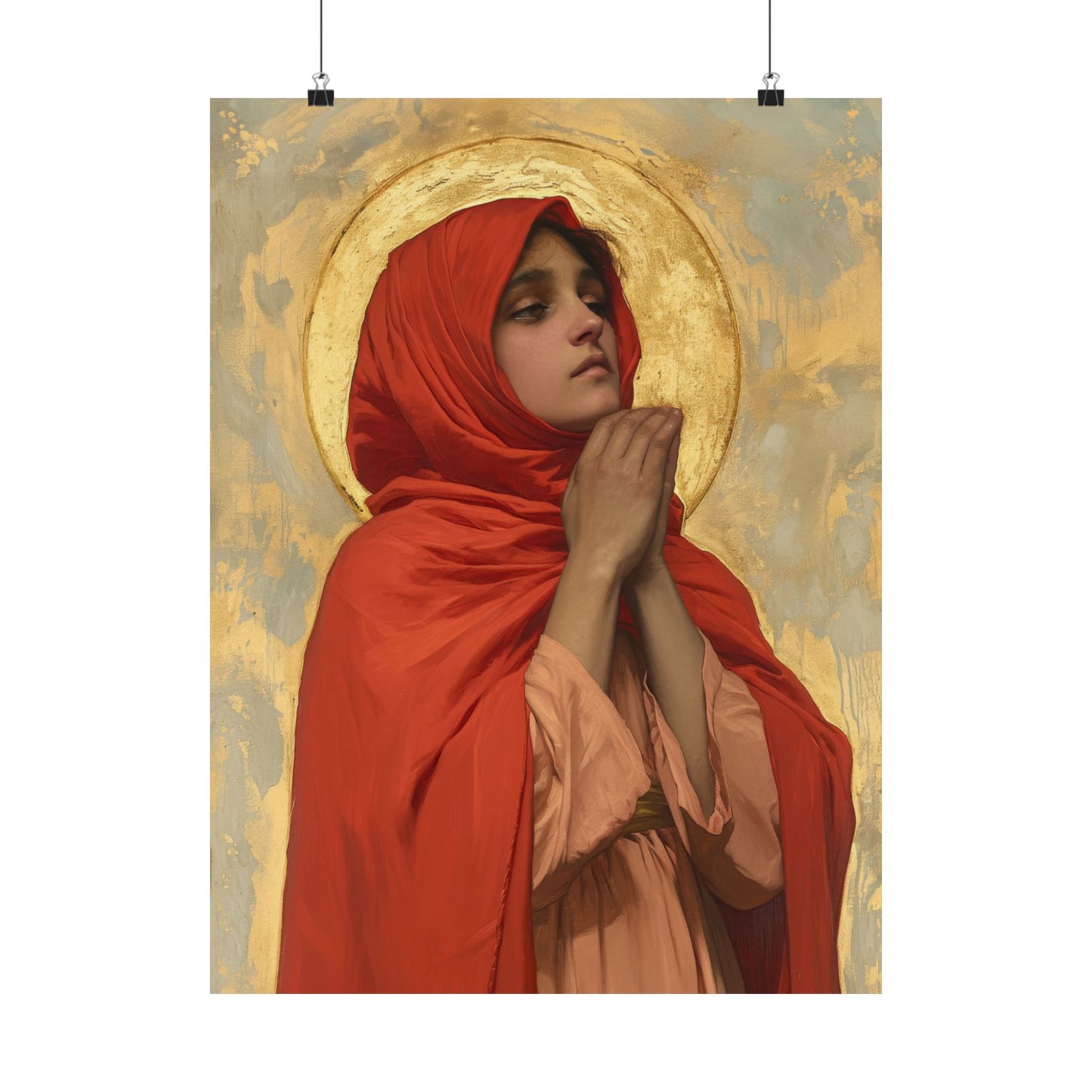 Saint Laura of Cordoba - Sanctified Souls Print - Multiple Sizes - Premium Posters - Catholic Art - Christian Home Decor Art