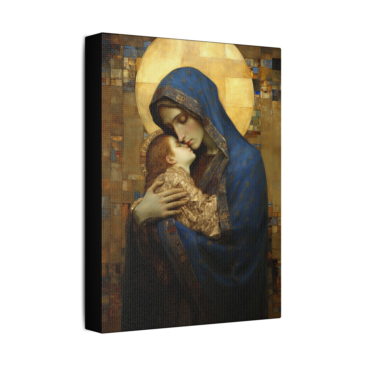 Madonna and Child - Museum Wrapped Canvas - Sanctified Souls Print - Religious Art for your Home - The Virgin Mary and The Christ Child