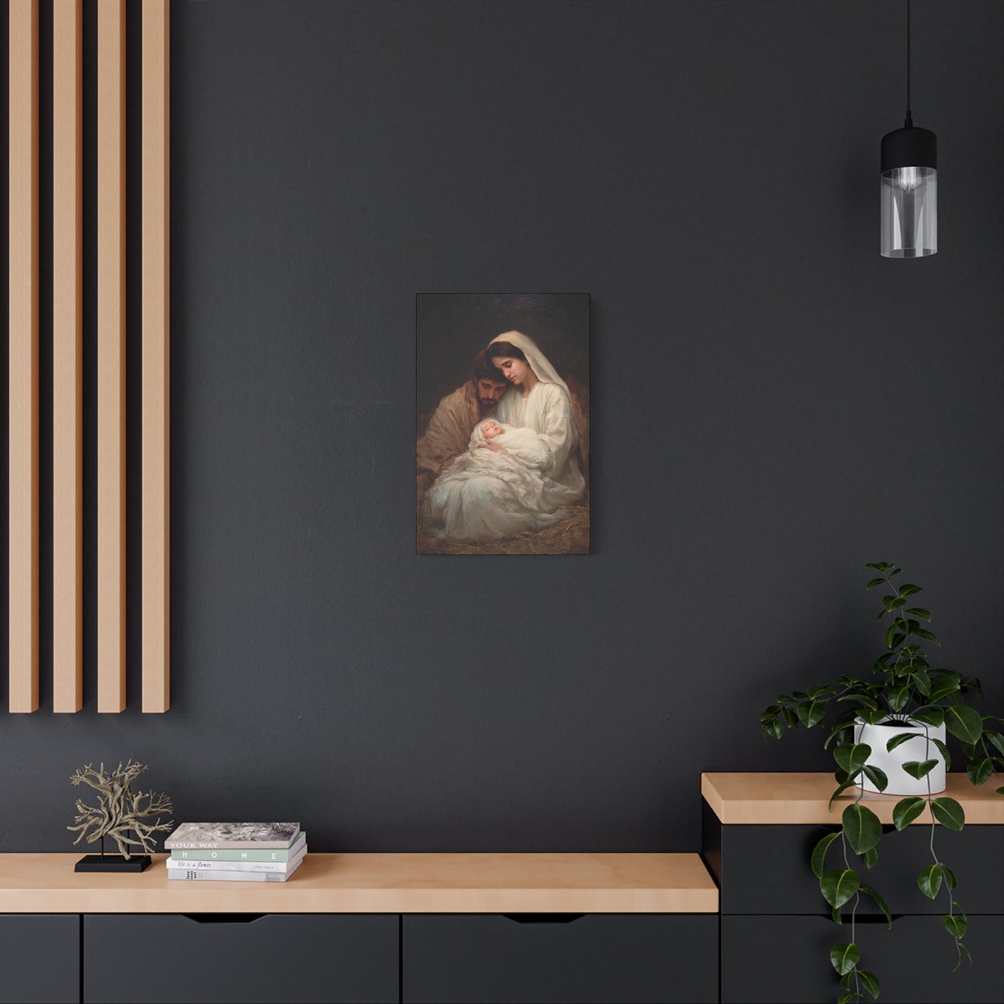The Quiet Kingdom of the Holy Family - Gallery Wrapped Canvas - Print - Religious Art for your Home - Catholic