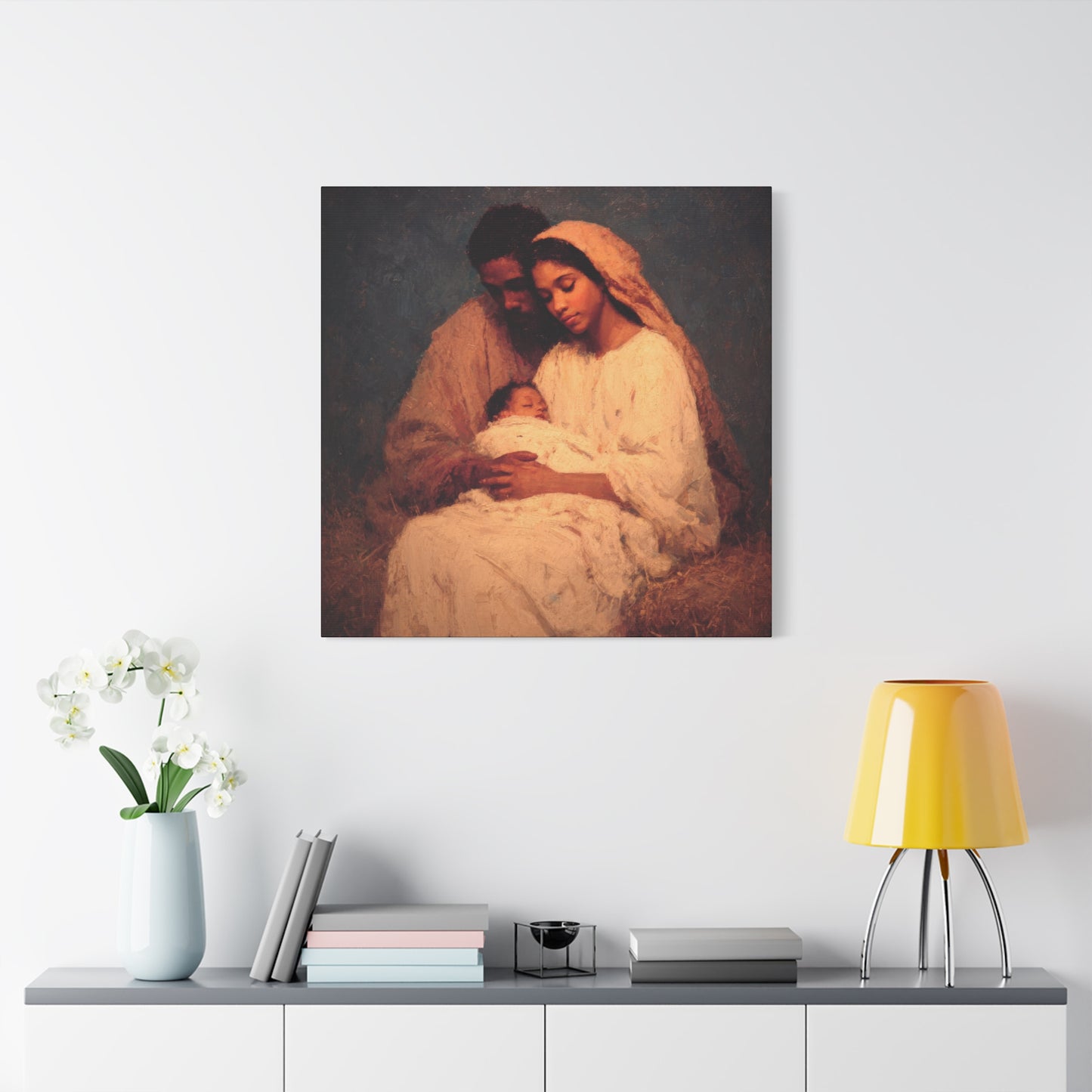 Love Made Visible in the Holy Family - Gallery Wrapped Canvas - Print - Religious Art for your Home - Catholic