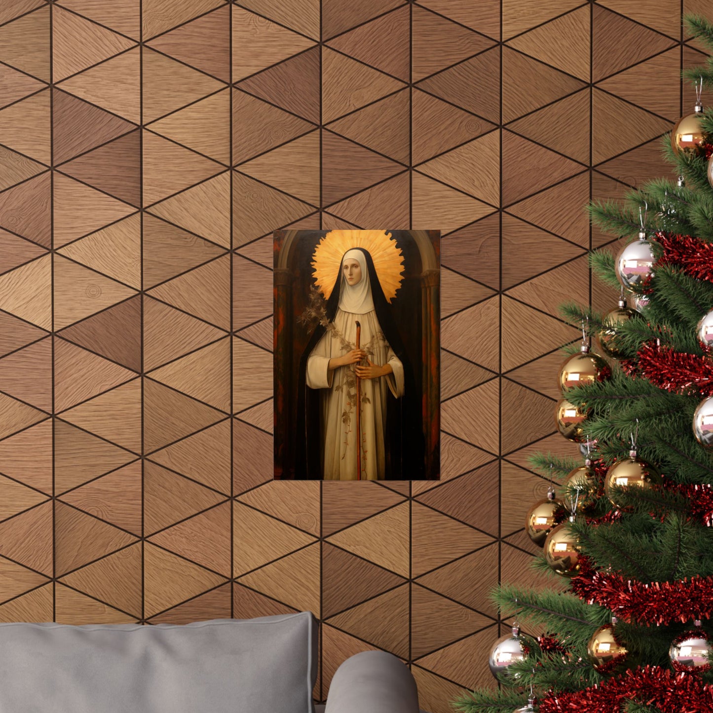 Saint Margaret of Castello Print - Sanctified Souls Print - Multiple Sizes - Premium Matte Vertical Posters - Blessed Margaret