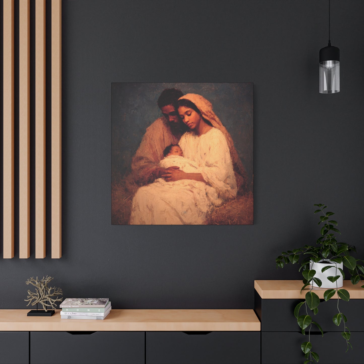 Love Made Visible in the Holy Family - Gallery Wrapped Canvas - Print - Religious Art for your Home - Catholic