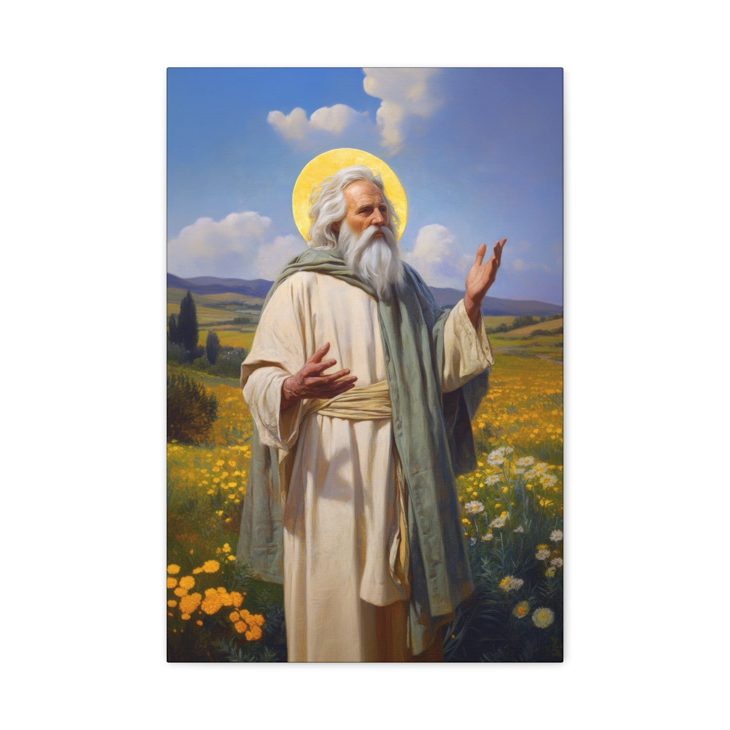 Saint Hilary of Arles - Gallery Wrapped Canvas - Print - Religious Art for your Home - Catholic Art Print