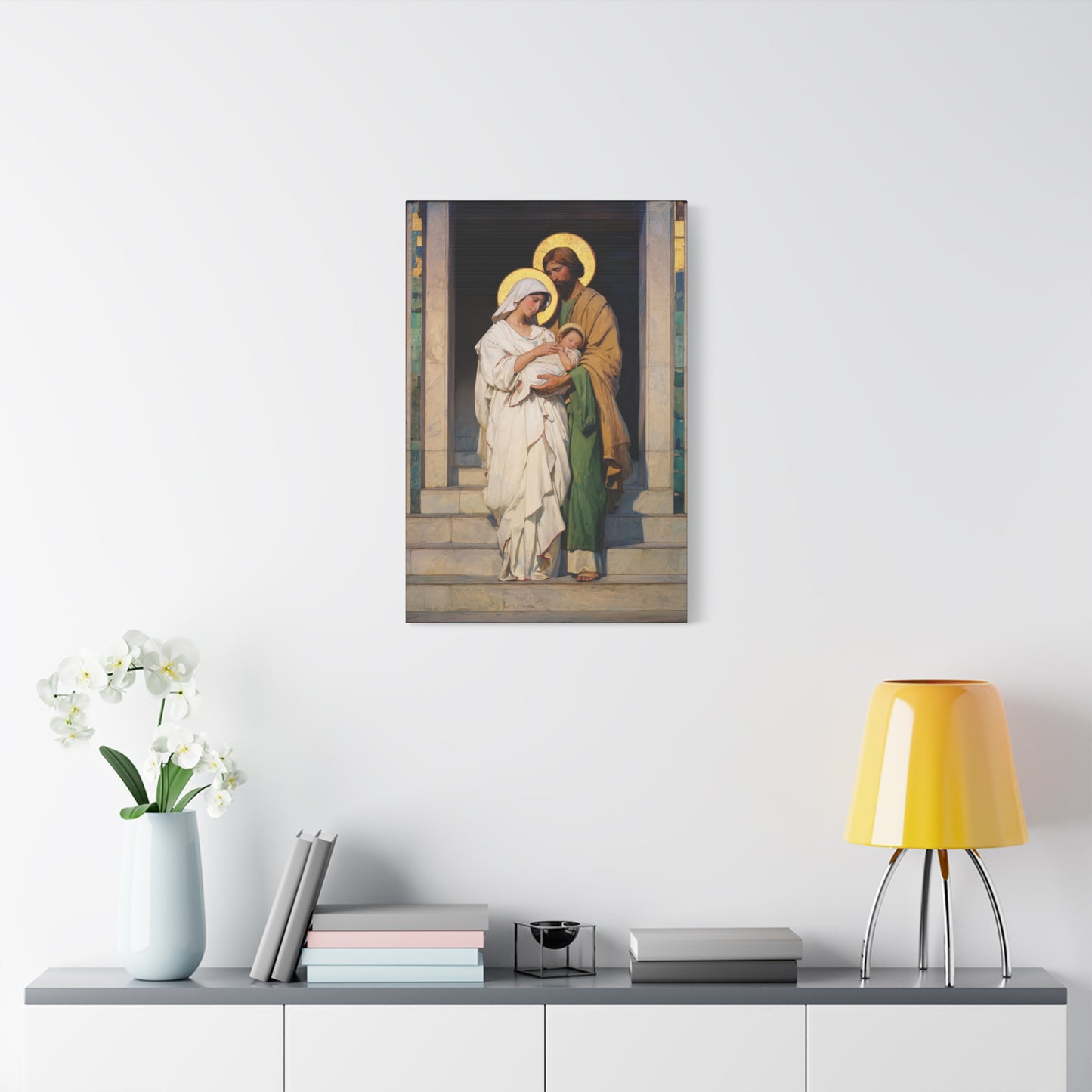 The Feast of the Presentation of the Lord - Holy Family - Gallery Wrapped Canvas - Print - Religious Art for your Home - Catholic art print - prayer room art