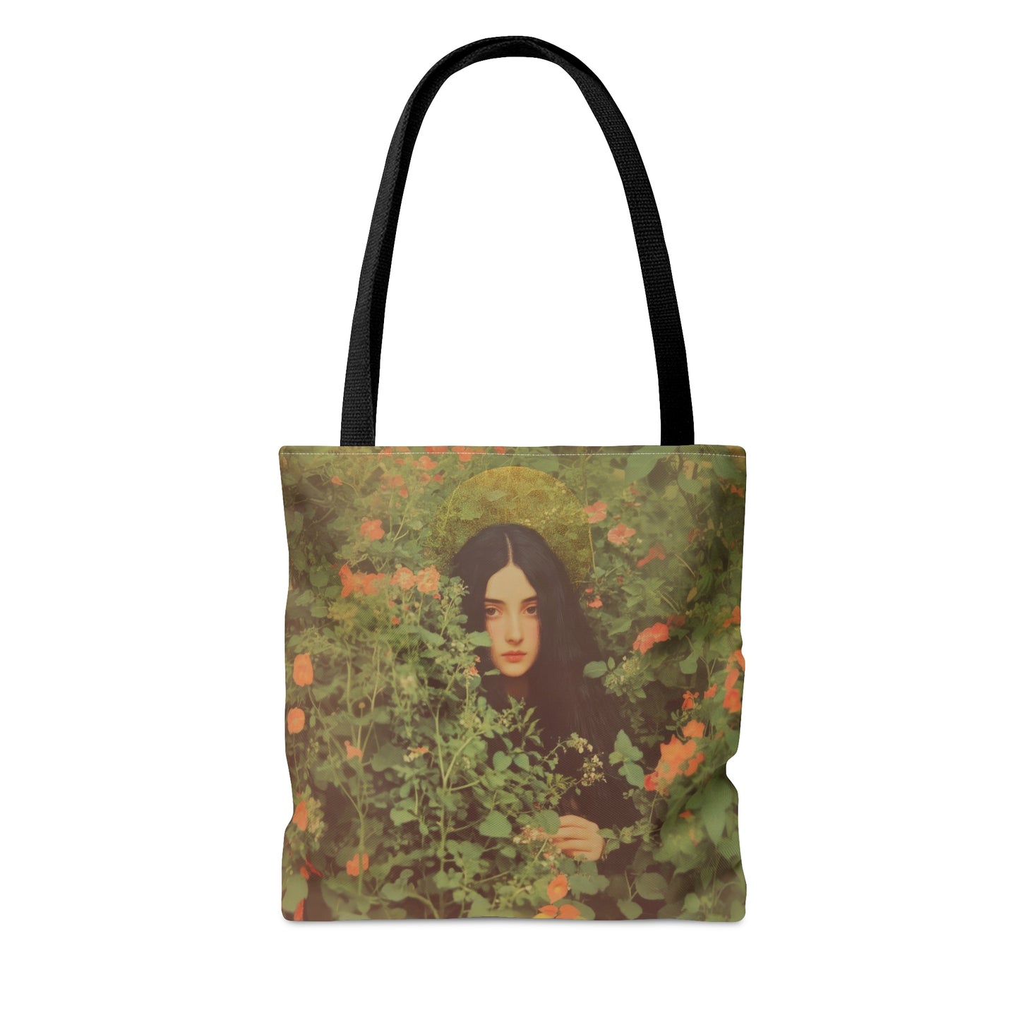 Saint Eve - Tote Bag - Large Medium Small Faith Art Bag - Catholic Faith Purse - Double Sided