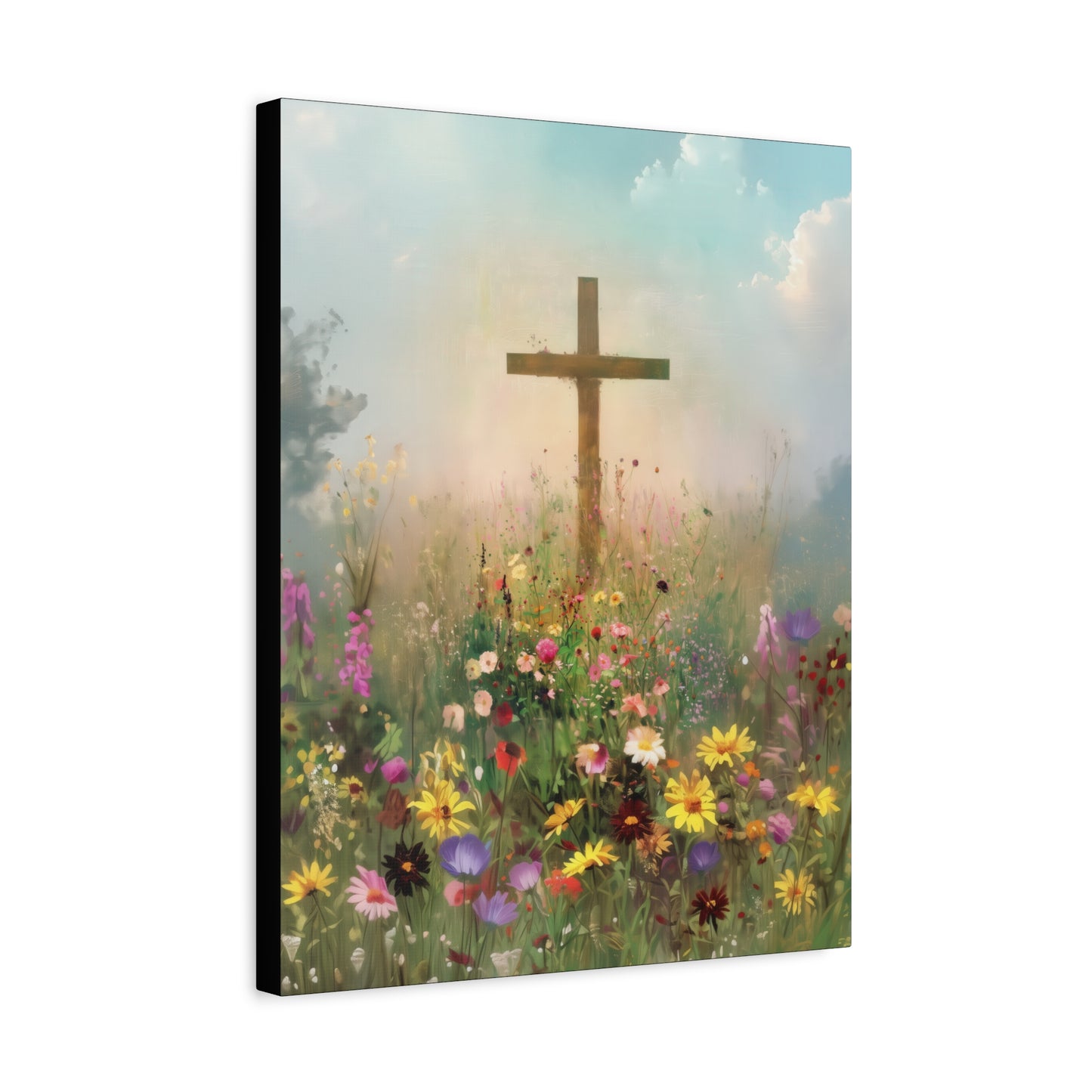 The Cross That Called the Earth to Life - Gallery Wrapped Canvas - Print - Religious Art for your Home - Catholic