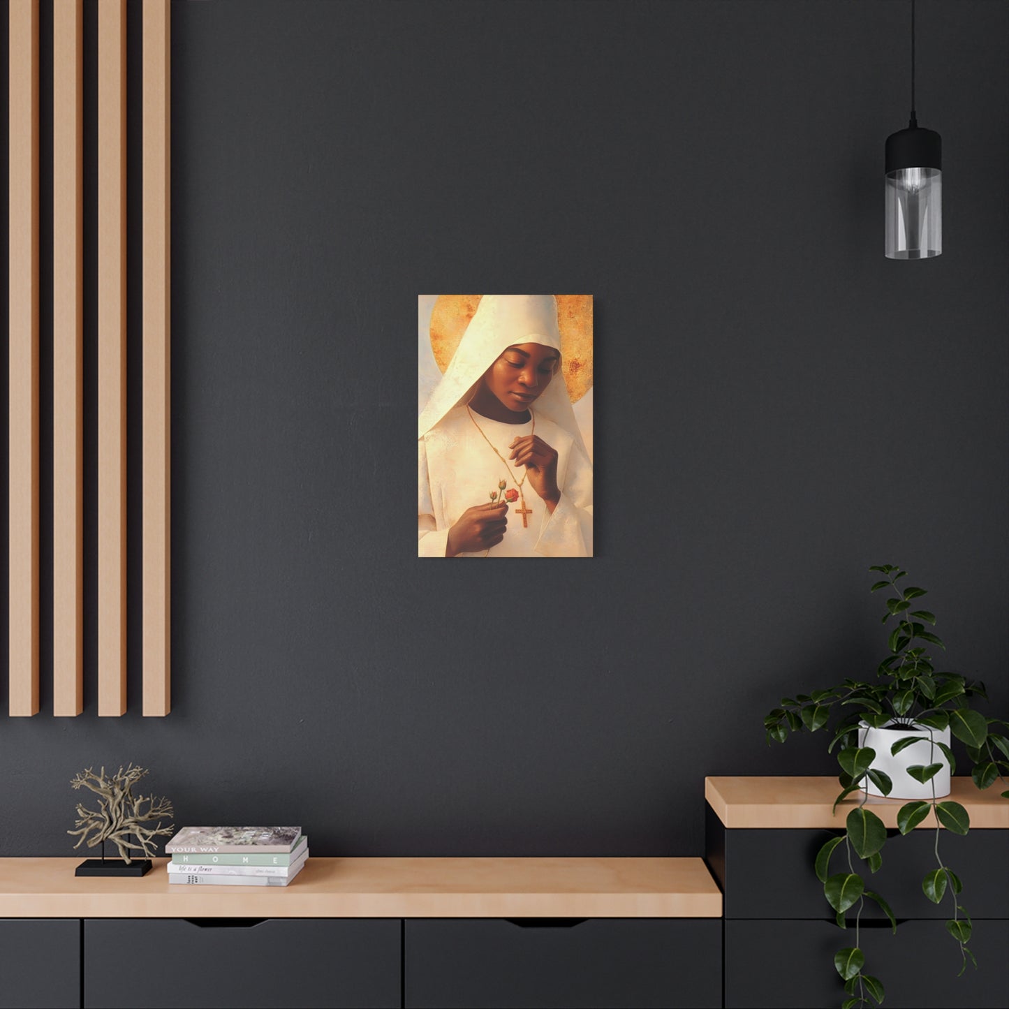 Blessed Marie-Clementine Anuarite Nengapeta - Gallery Wrapped Canvas - Print - Religious Art for your Home - Catholic art print