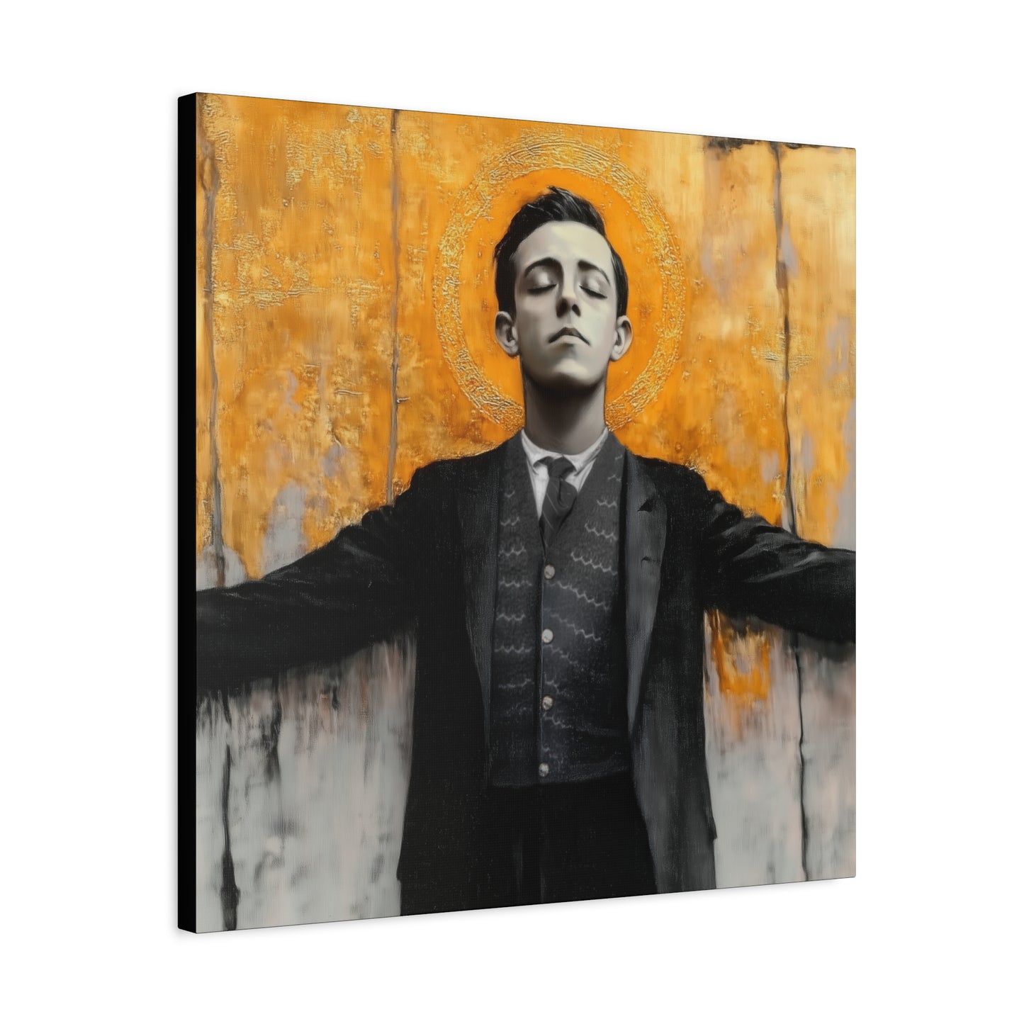 Blessed Miguel Pro- Gallery Wrapped Canvas - Print - Religious Art for your Home - Catholic Saint Art Print - Home Decor - Catholic Art