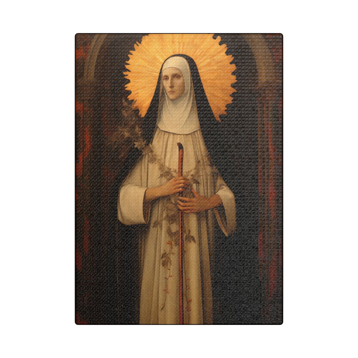 Saint Margaret of Castello - Museum Wrapped Canvas - Sanctified Souls Print - Religious Art for your Home - Blessed Margaret of Castello