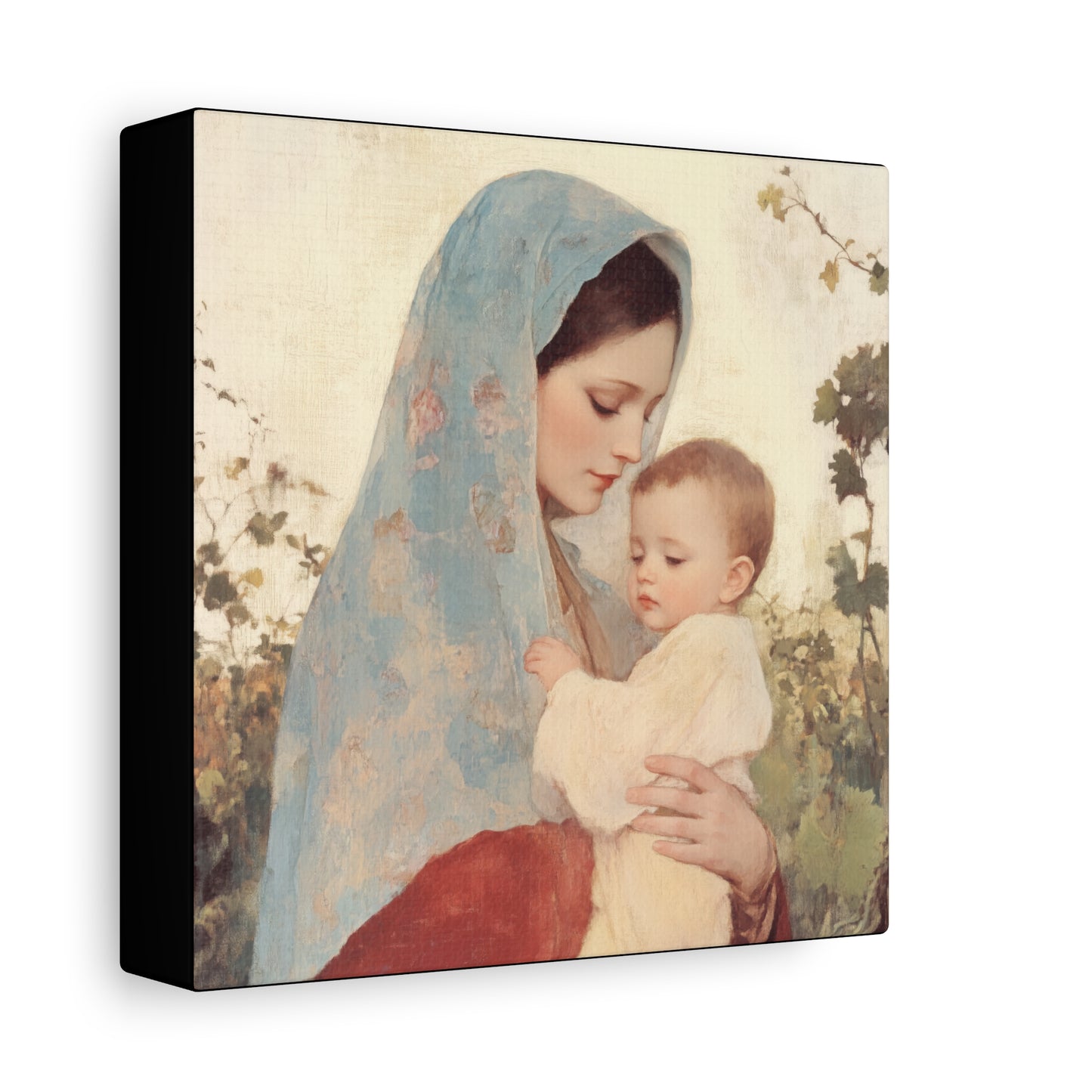Our Lady of the Grapes / Out Lady of the Harvest - Gallery Wrapped Canvas - Print - Religious Art for your Home - Catholic Art